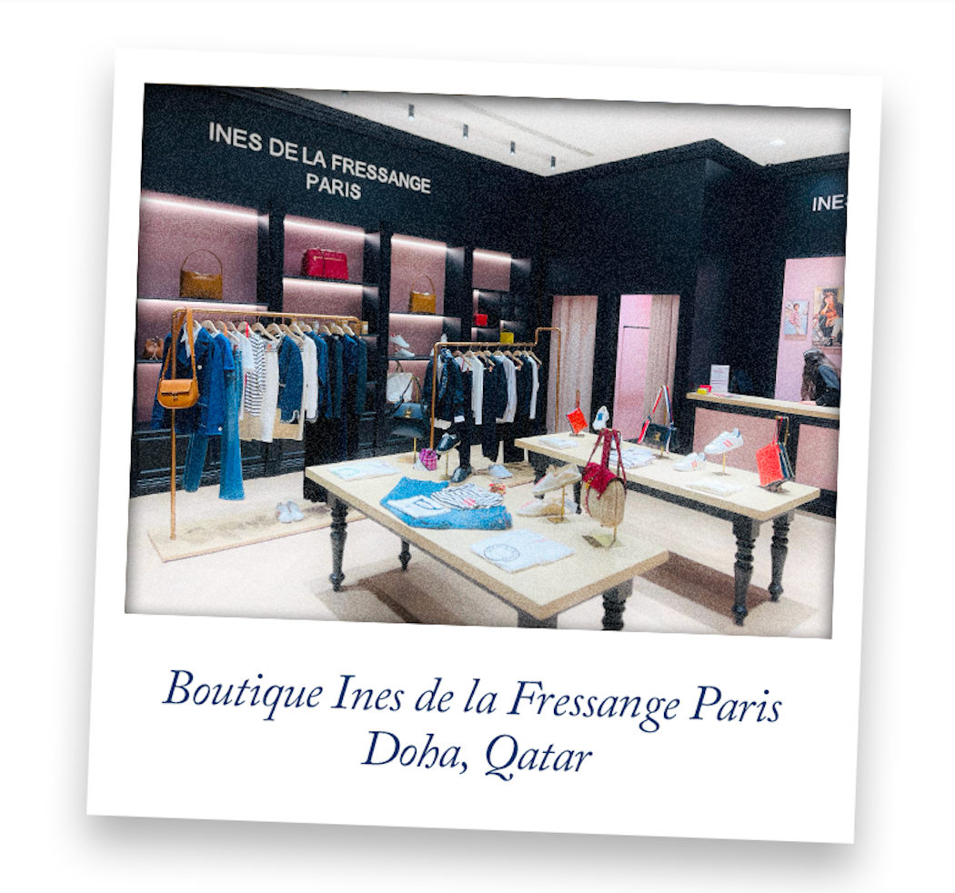 Une boutique et un café Ines de la Fressange Paris à Doha