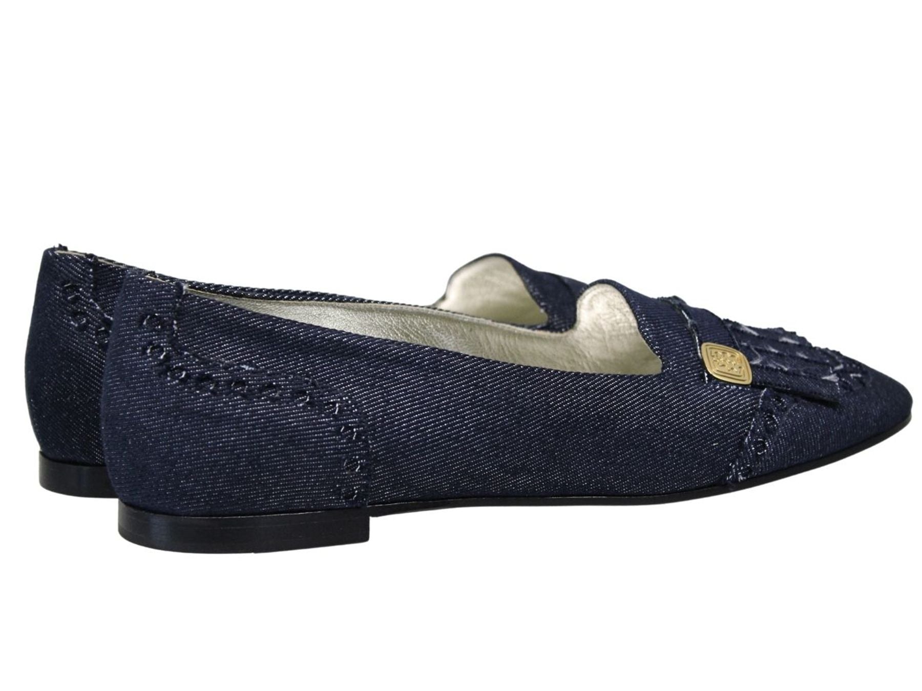 Ballerines de ville en denim