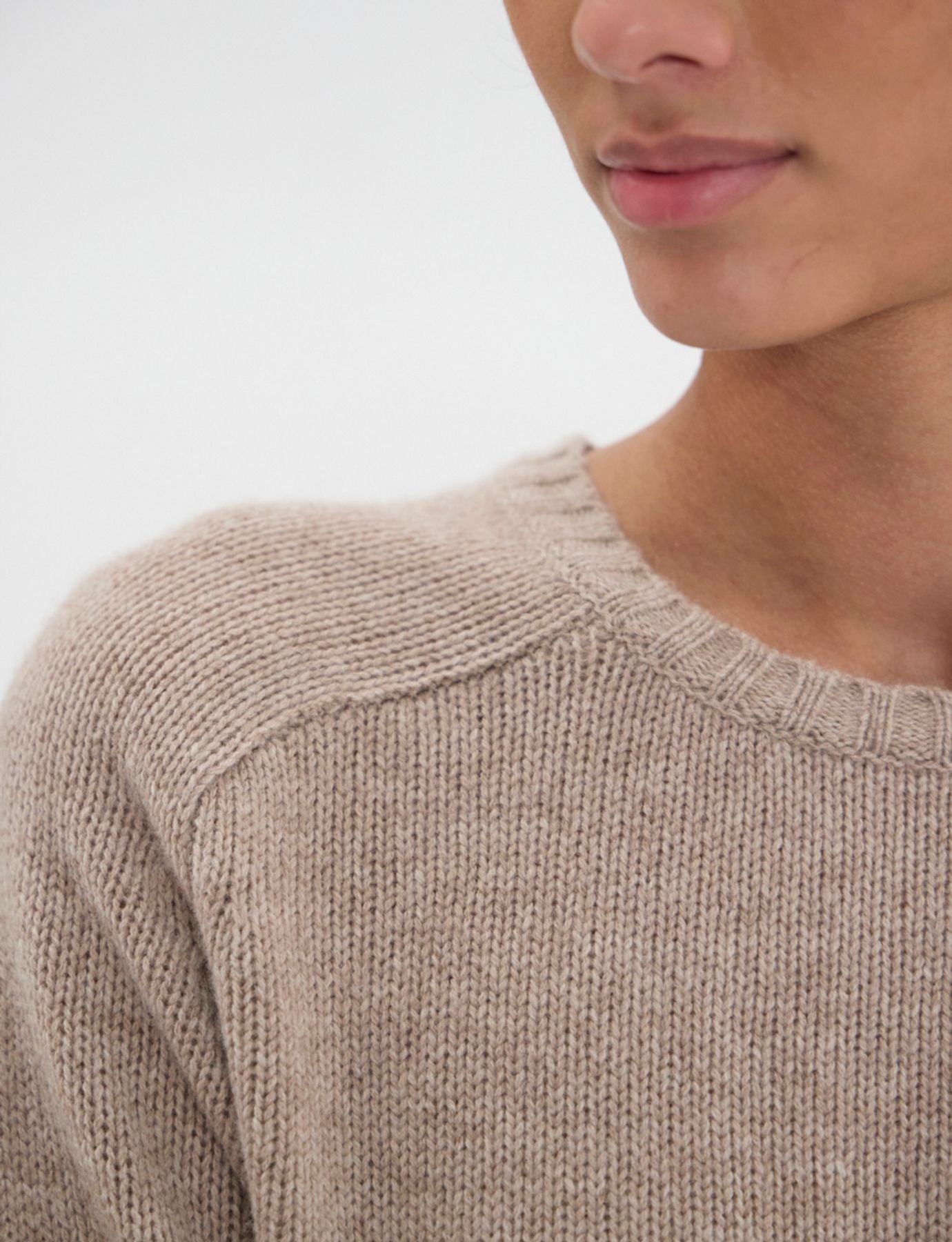 Arthur Pullover aus Wolle und Kaschmir in Beige