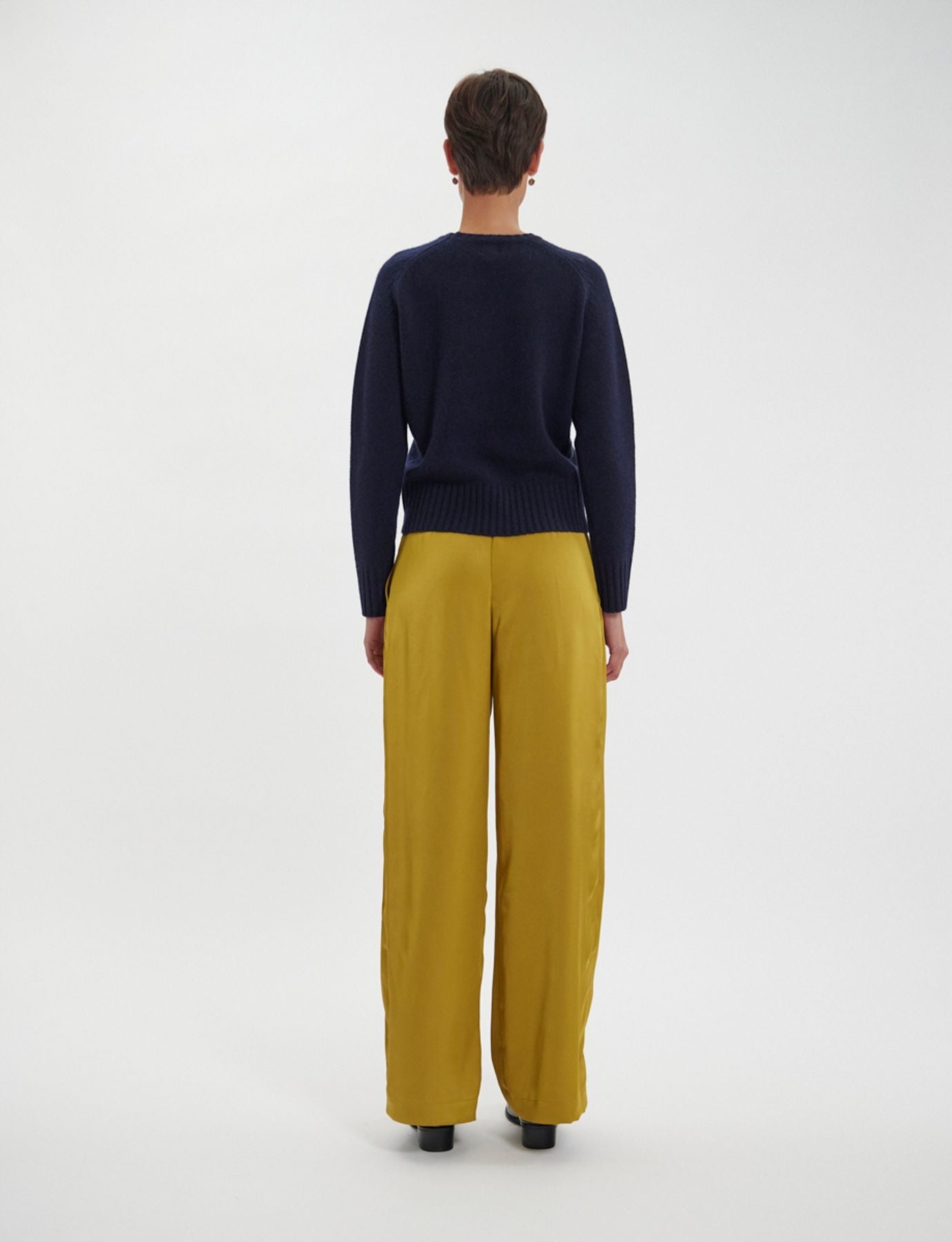 Arthur Pullover aus Wolle und Kaschmir in Marine