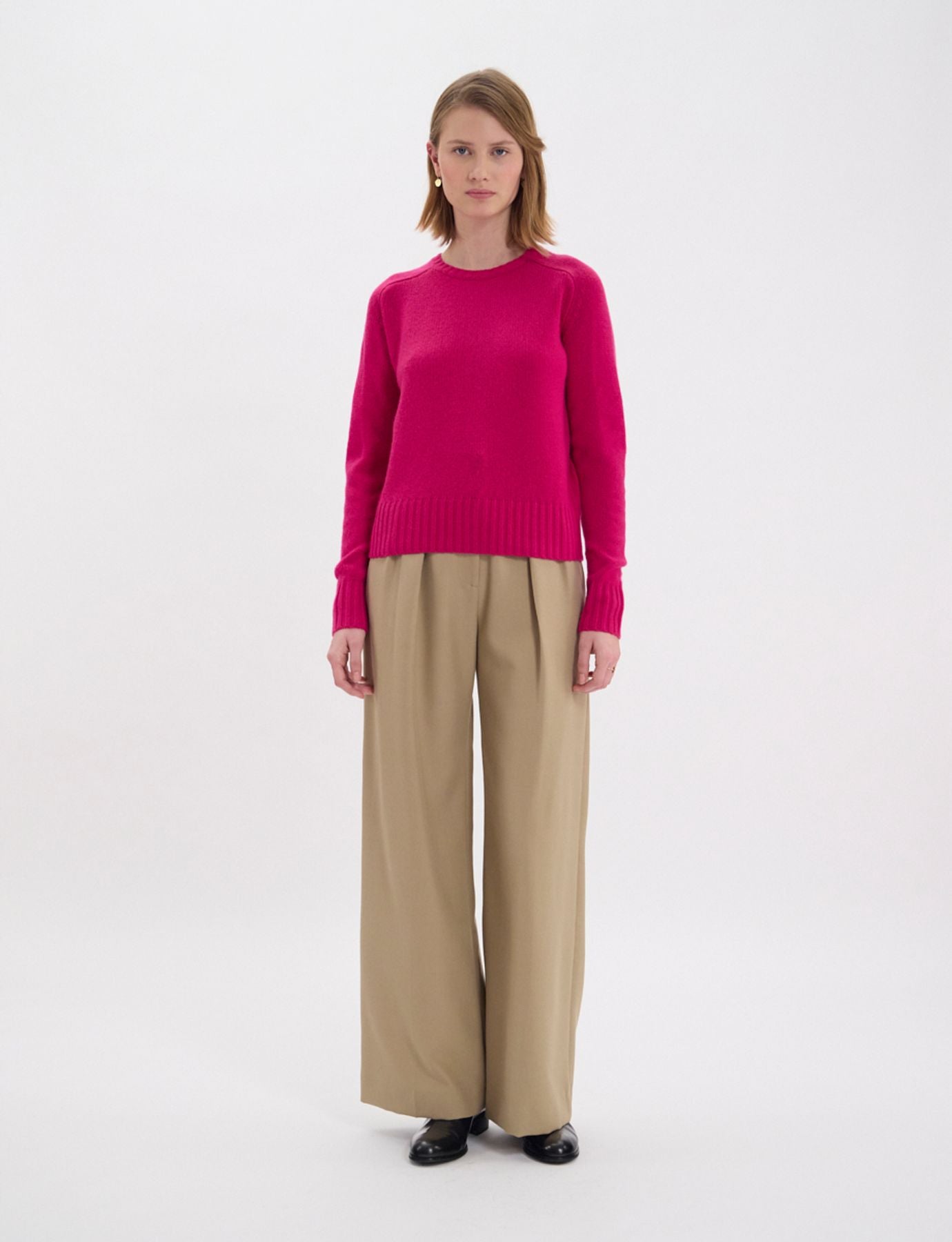 Pullover Arthur Wolle und Kaschmir pink
