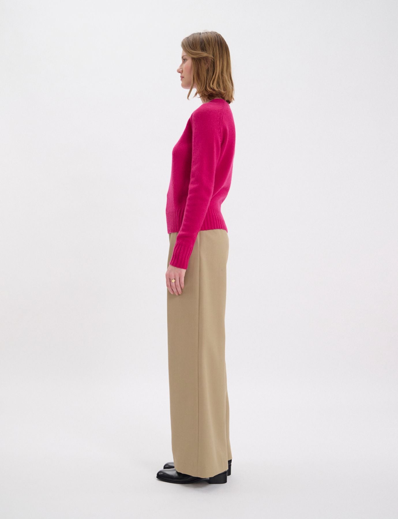 Pullover Arthur Wolle und Kaschmir pink