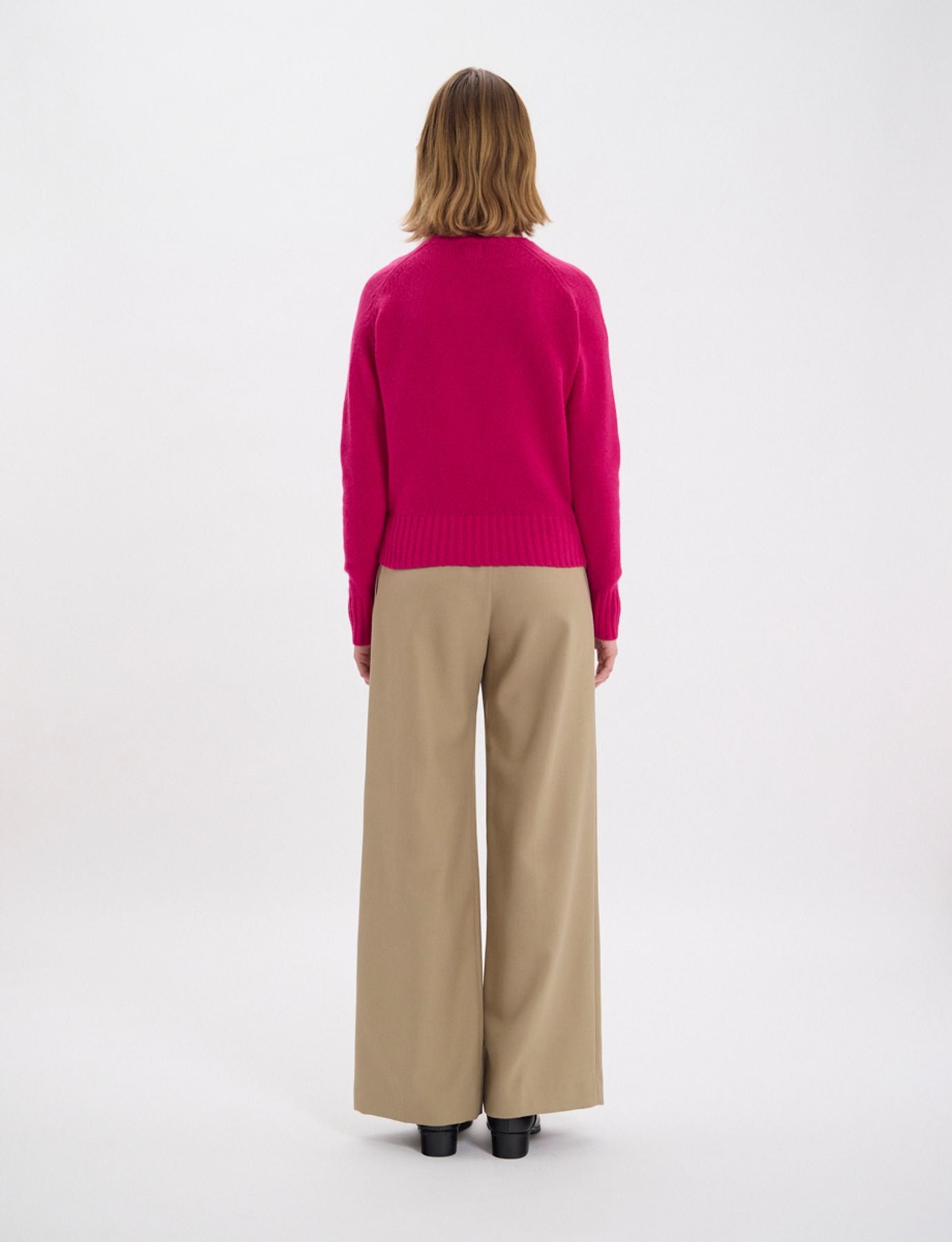 Pullover Arthur Wolle und Kaschmir pink