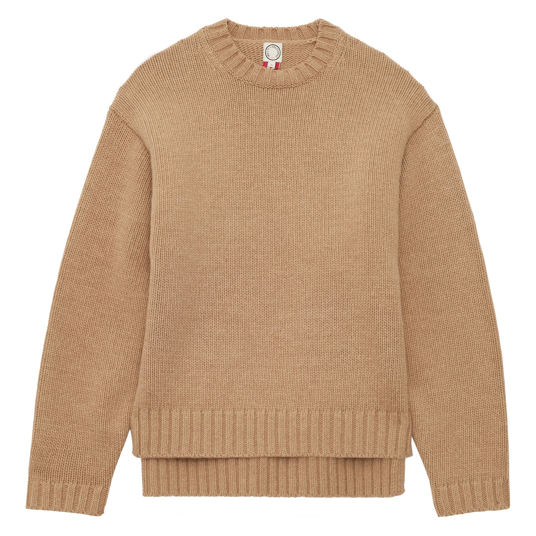 Jersey Paulin de lana camel