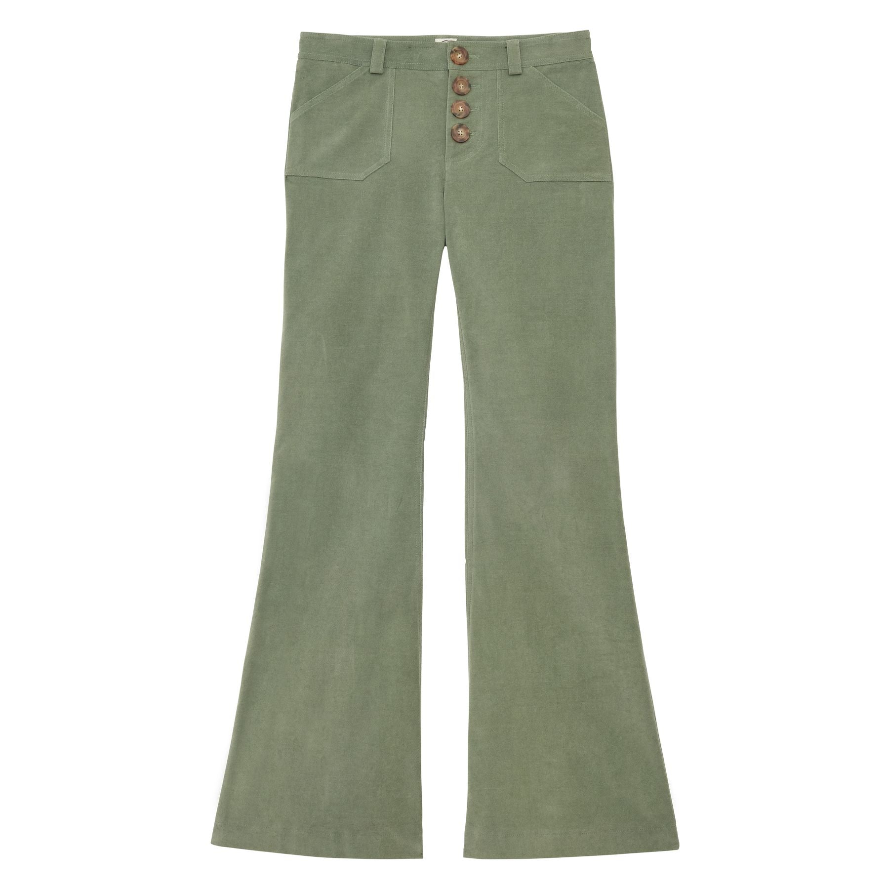 Pantalon Charlotte Vert-amande