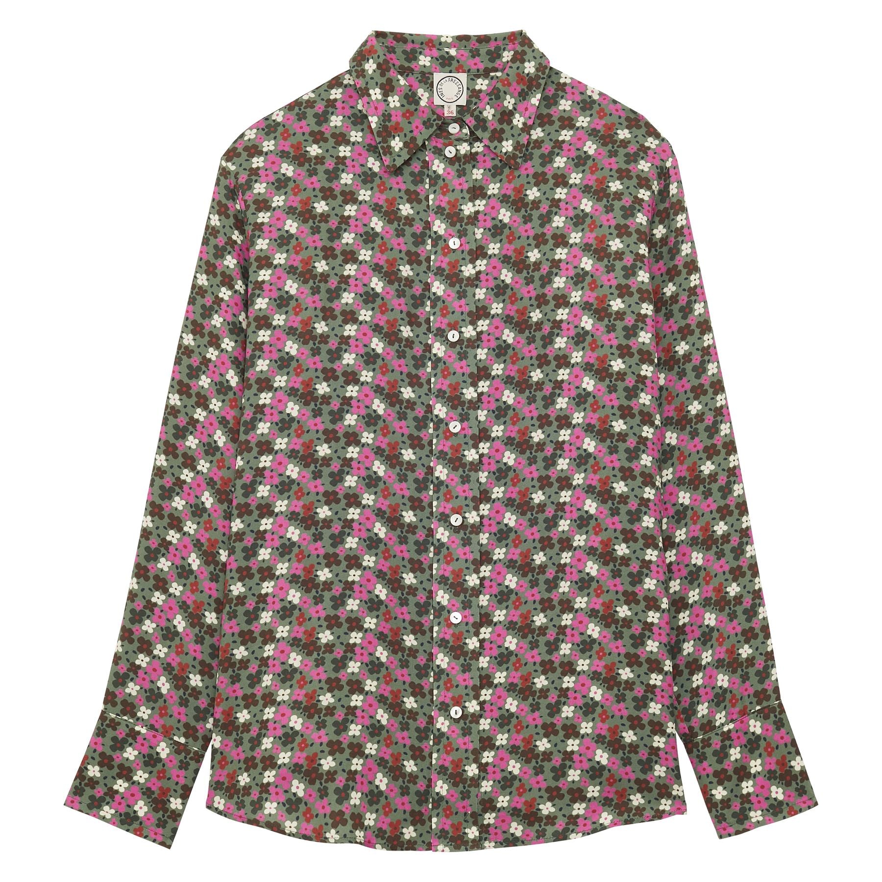 Chemise Maureen motifs à fleurs