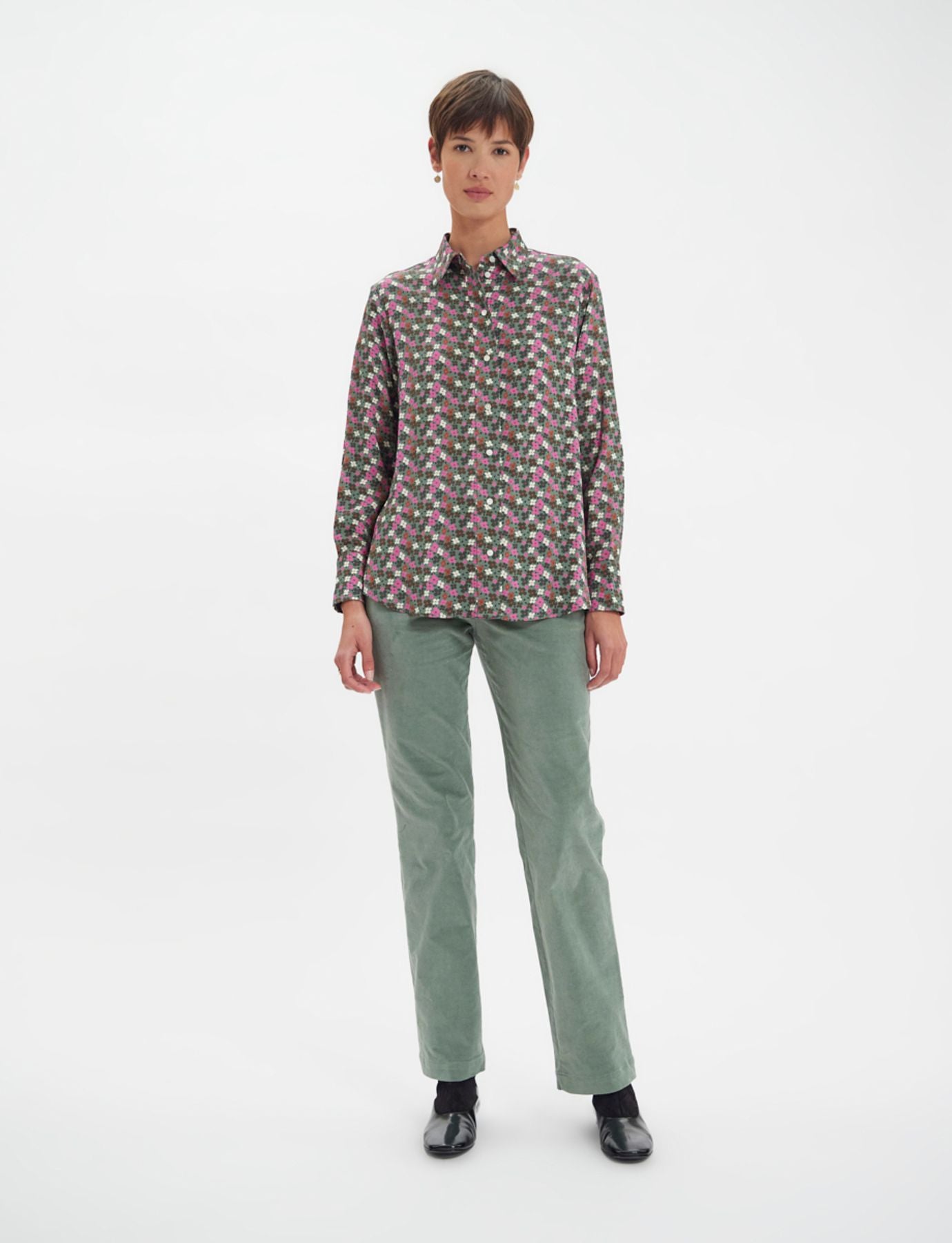 Chemise Maureen motifs à fleurs