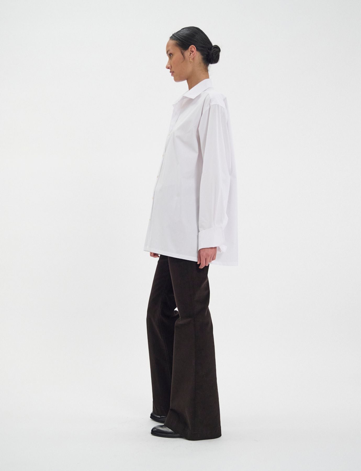 Camisa de algodón Nova blanca