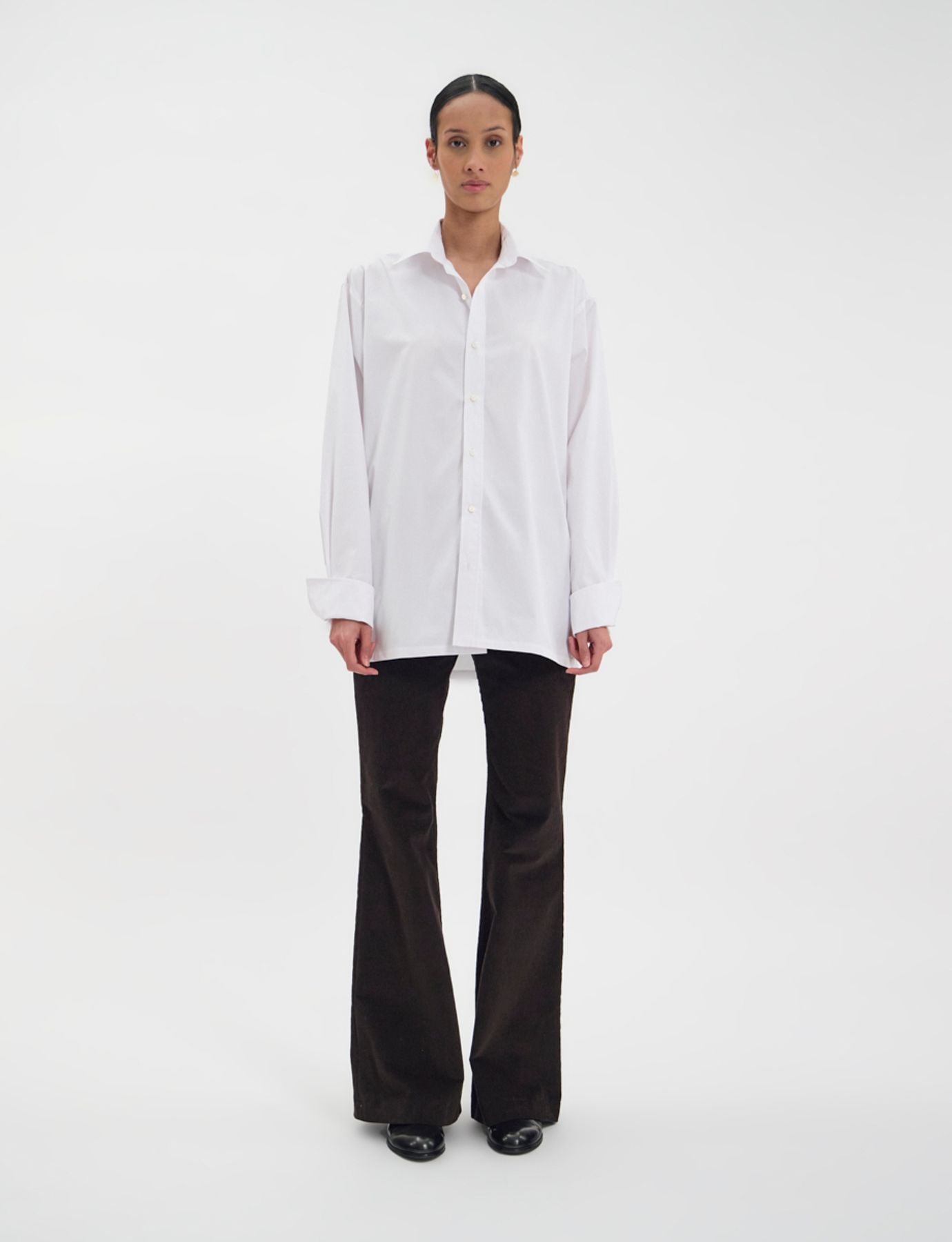 Camisa de algodón Nova blanca