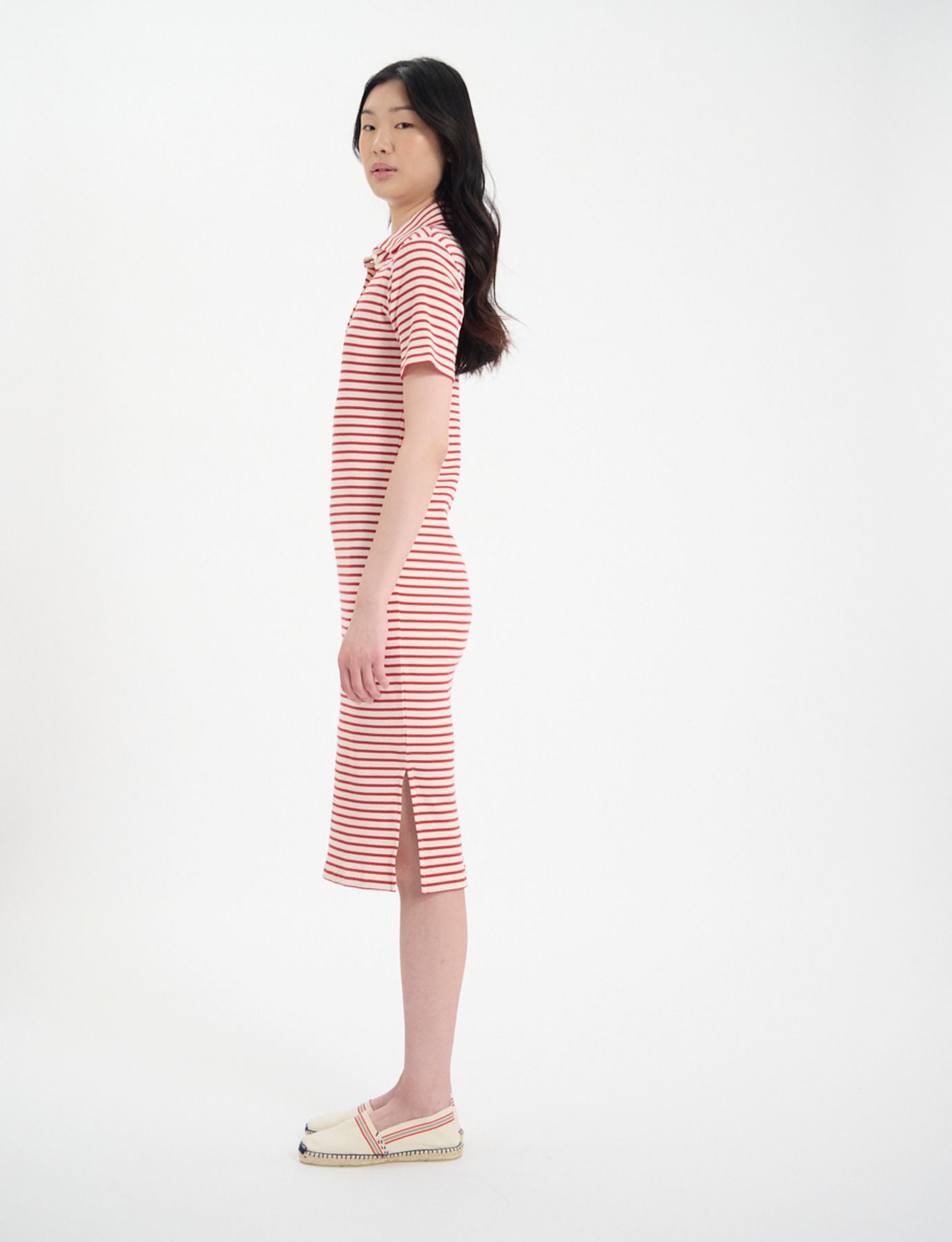 Robe Romane en coton Bio rouge