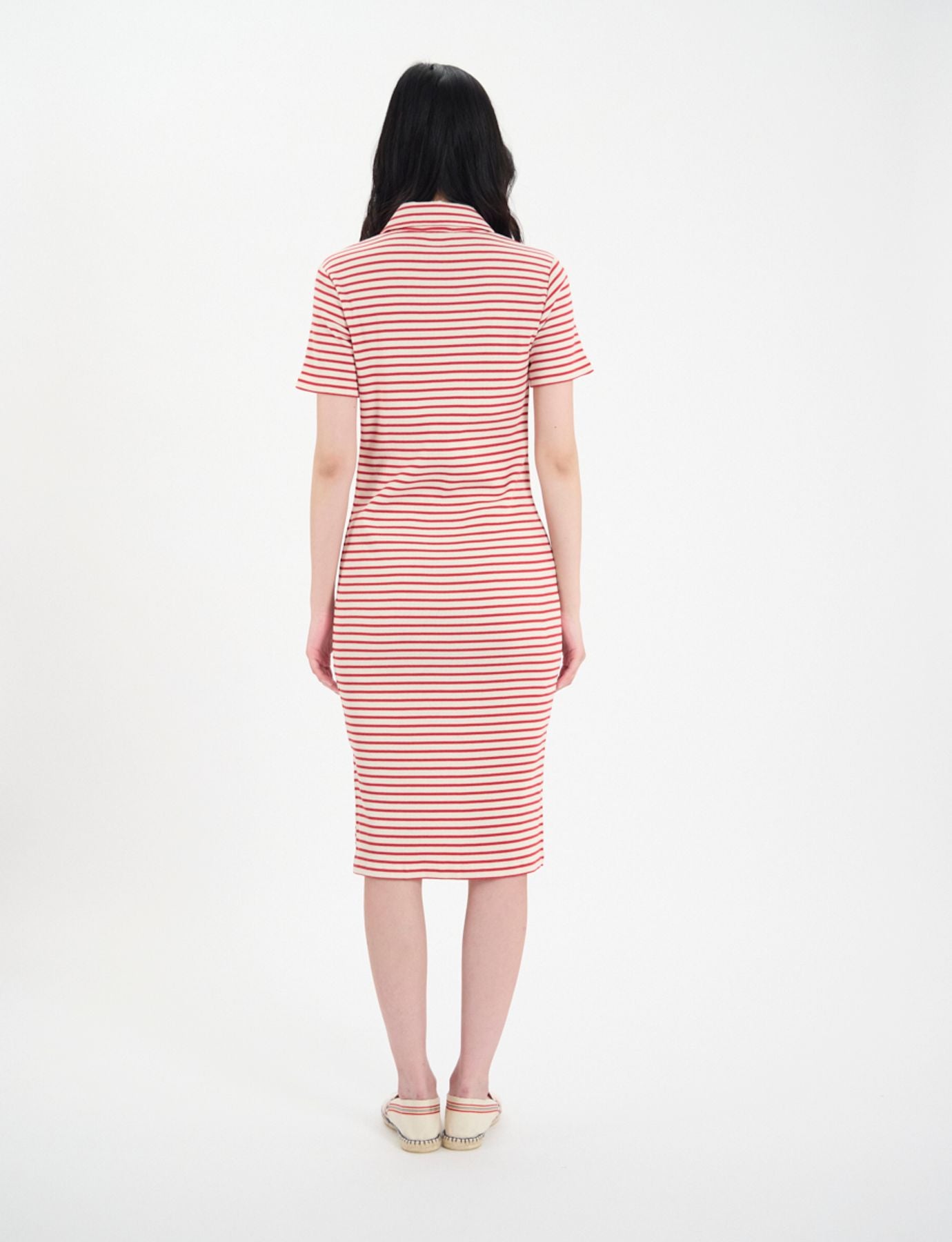 Robe Romane en coton Bio rouge