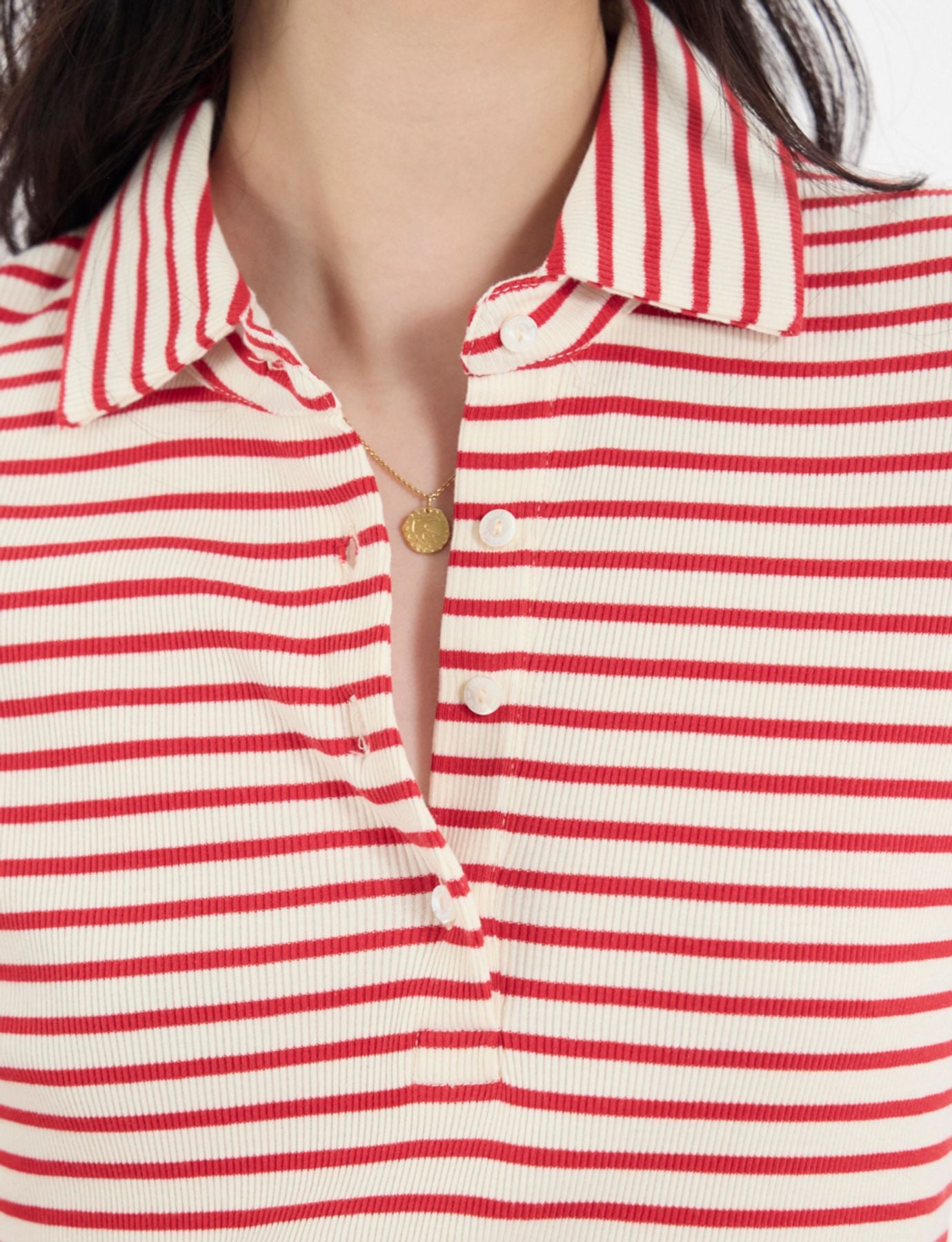 Robe Romane en coton Bio rouge