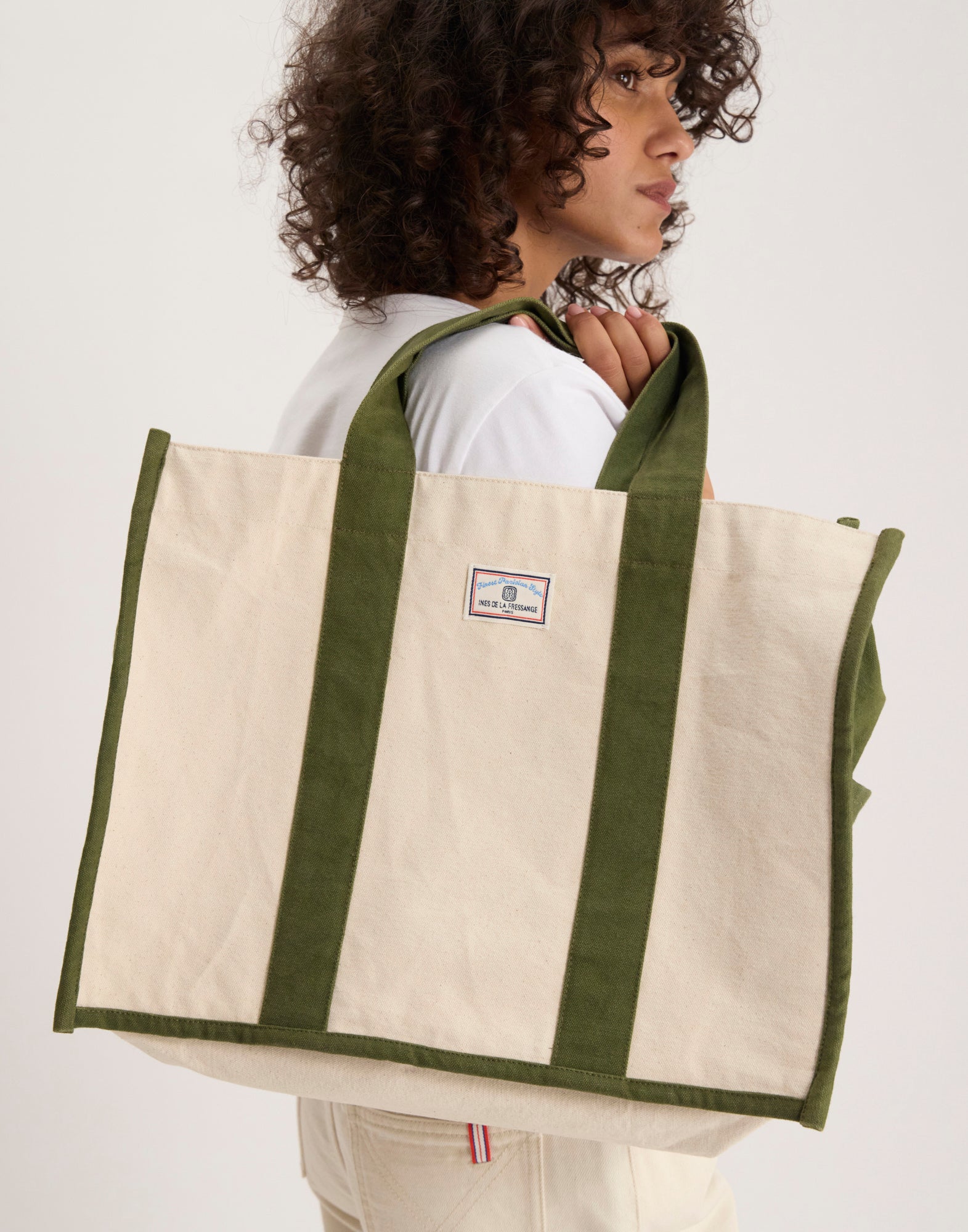 Borsa Alicia kaki taglia M