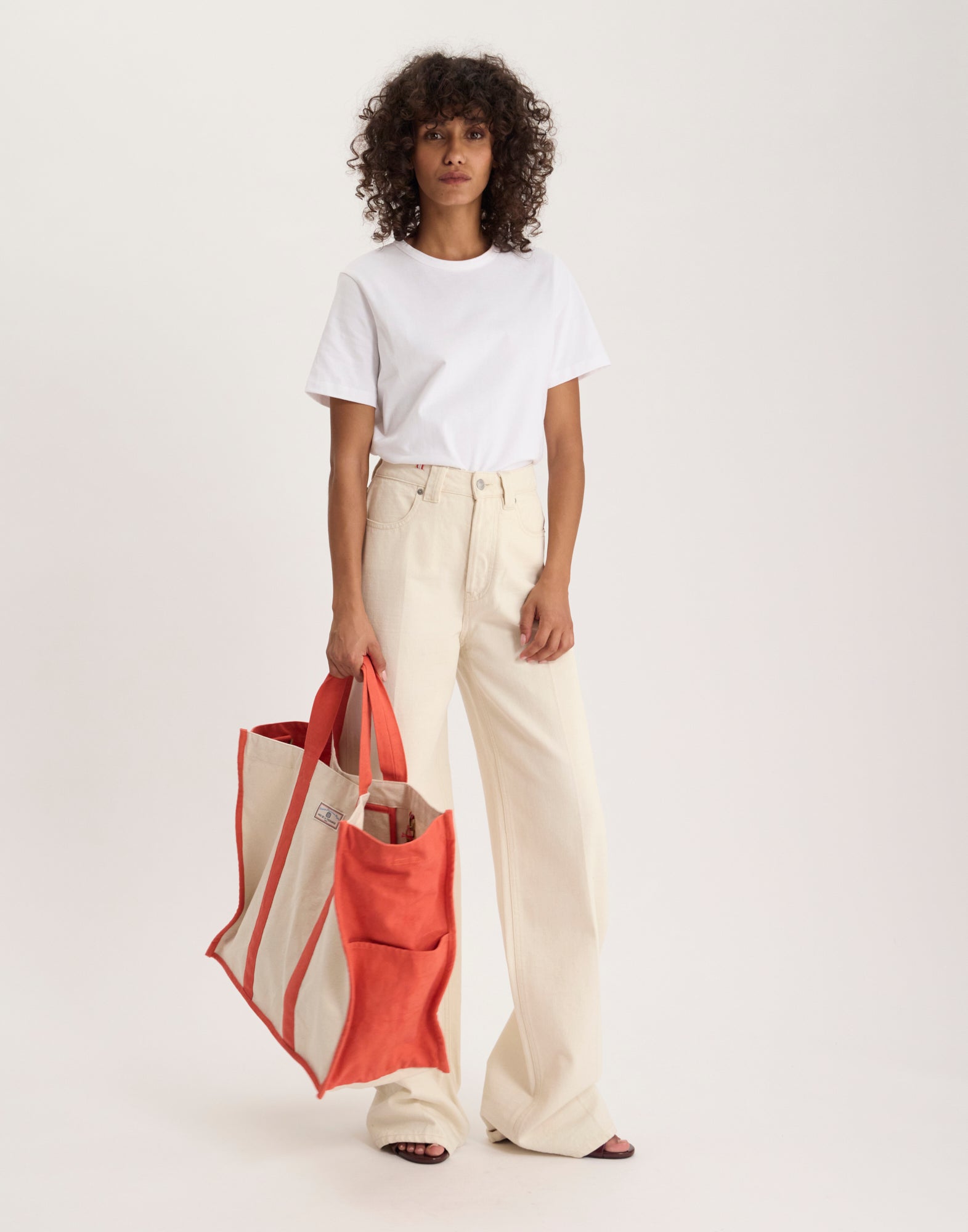 Sac cabas Alicia rouge taille L