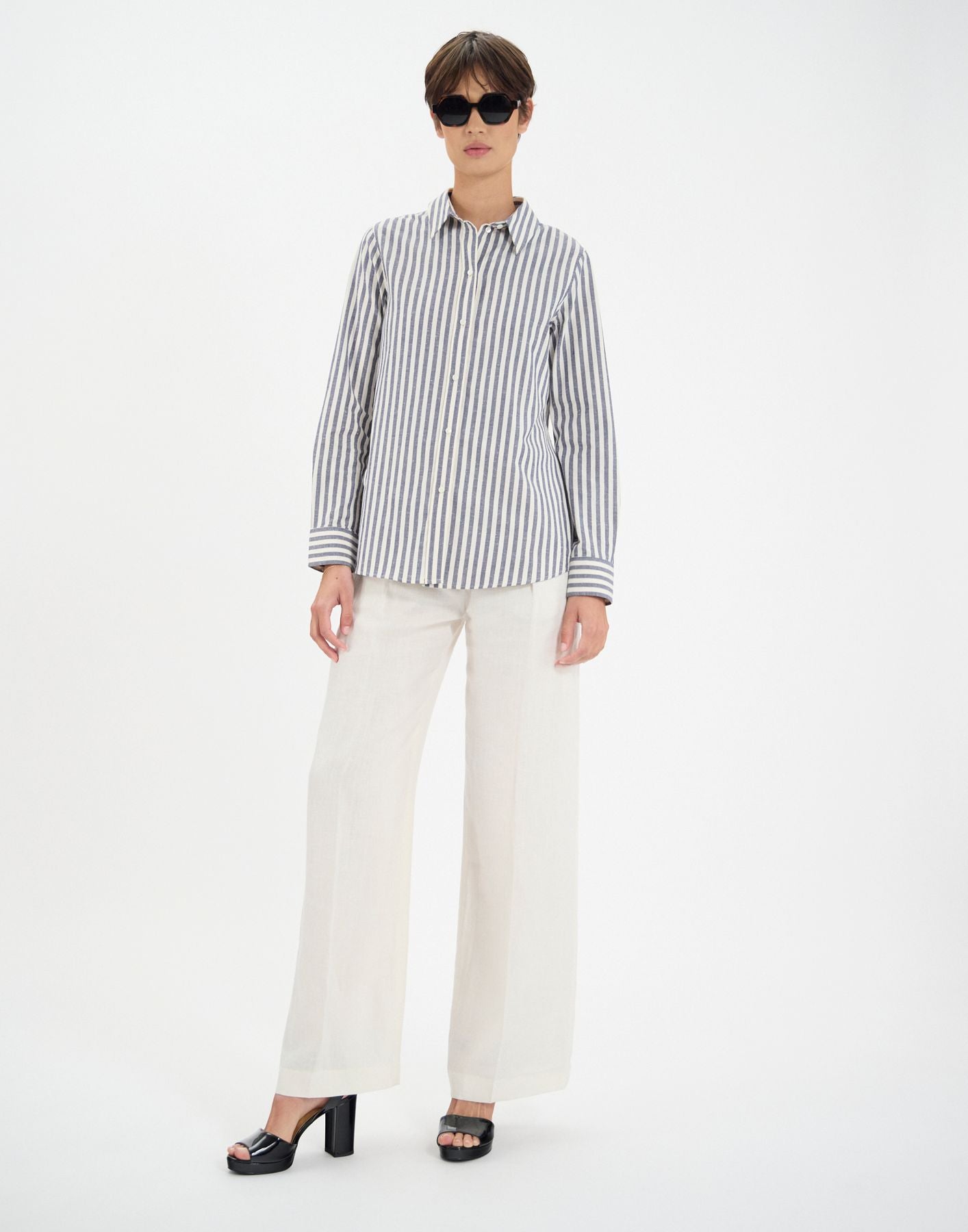 Chemise Martin en coton bleue