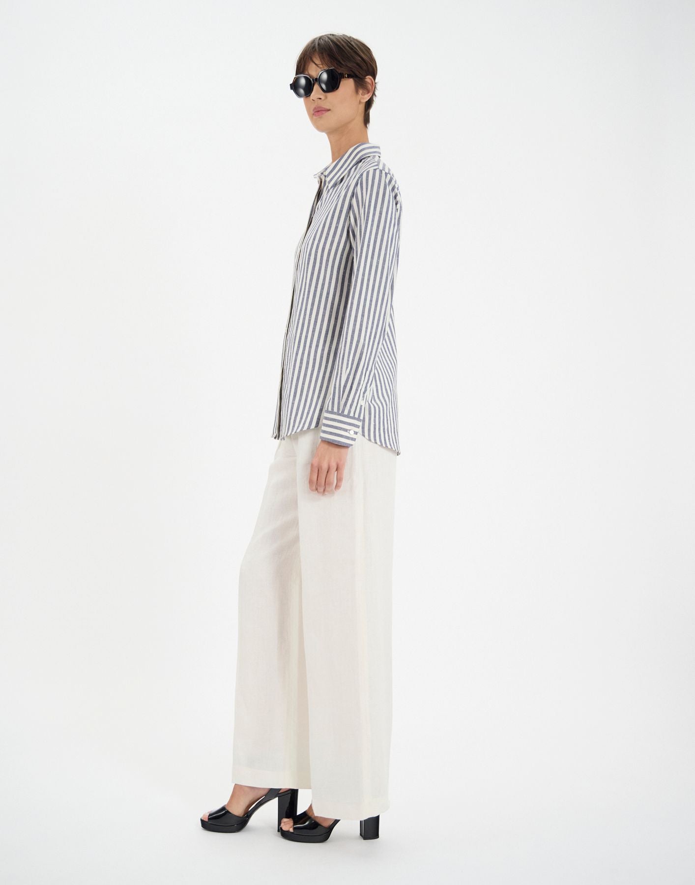 Chemise Martin en coton bleue