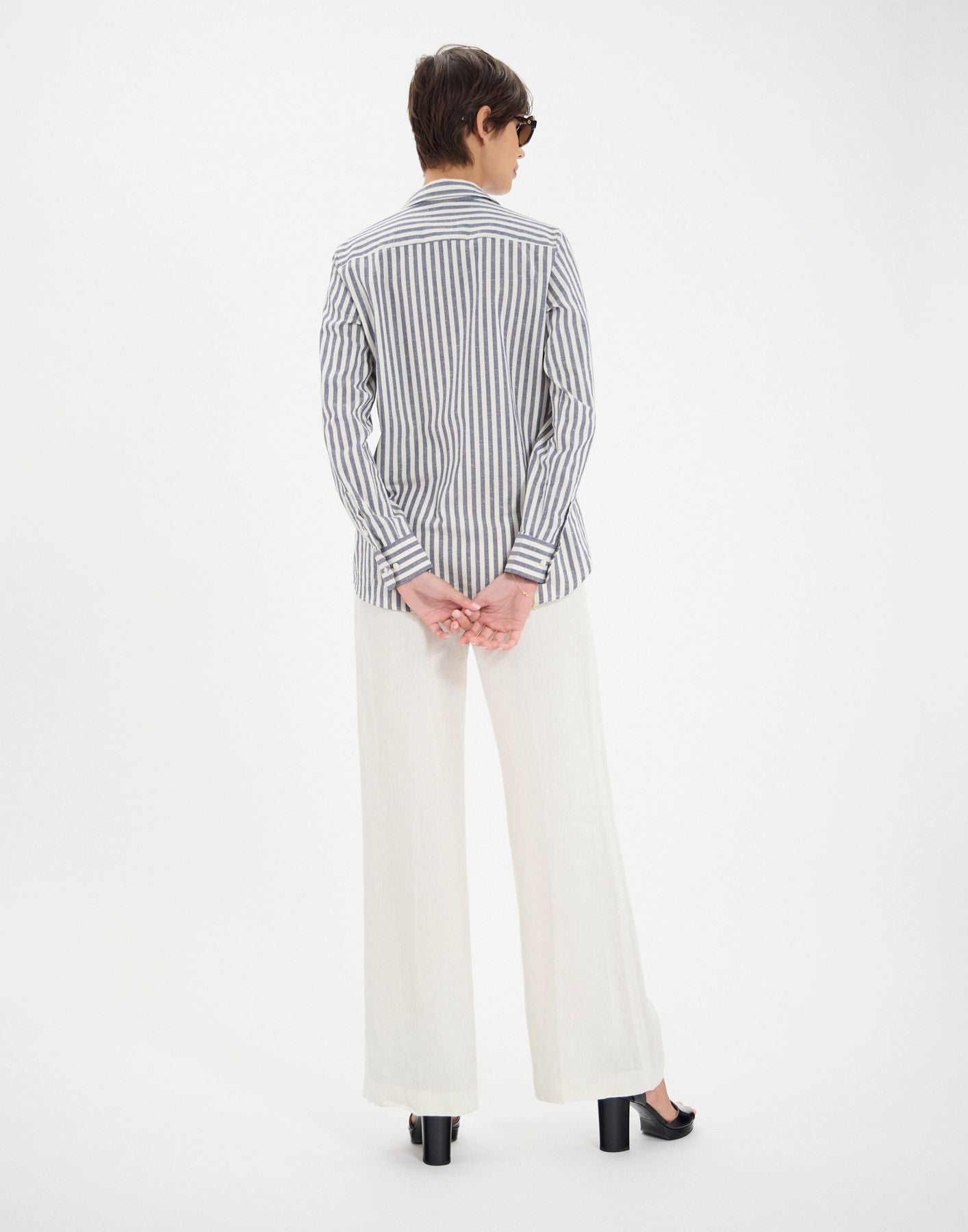 Chemise Martin en coton bleue