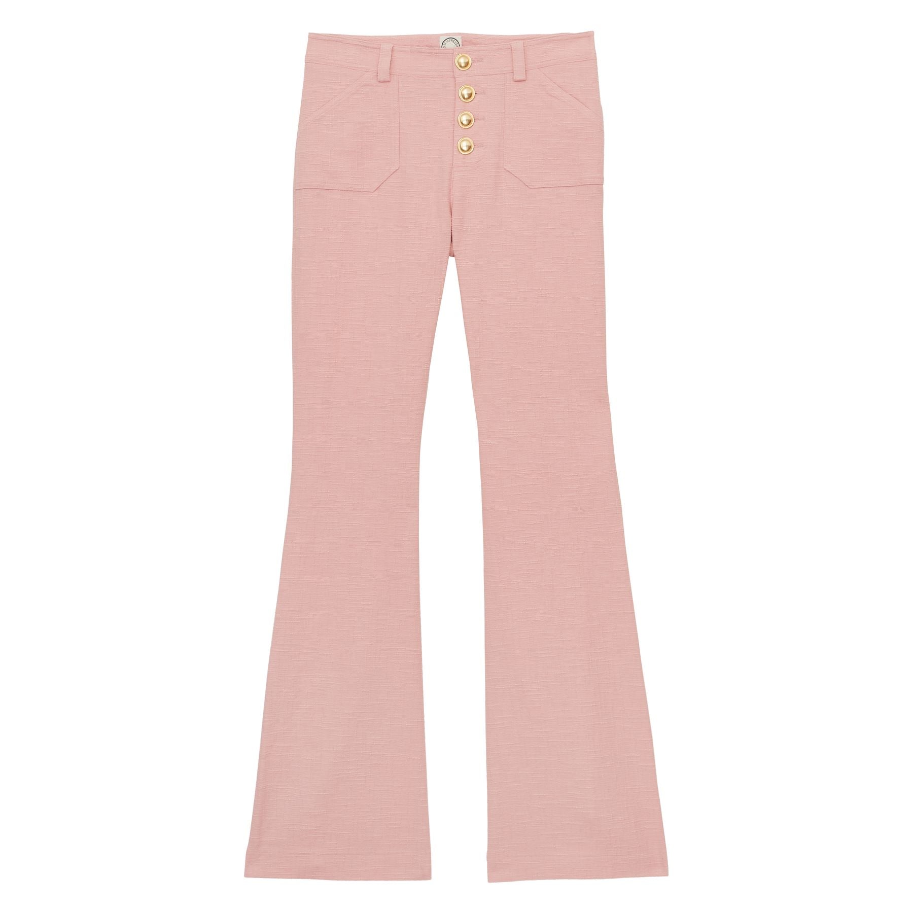 Pantalones de algodón rosa Charlotte
