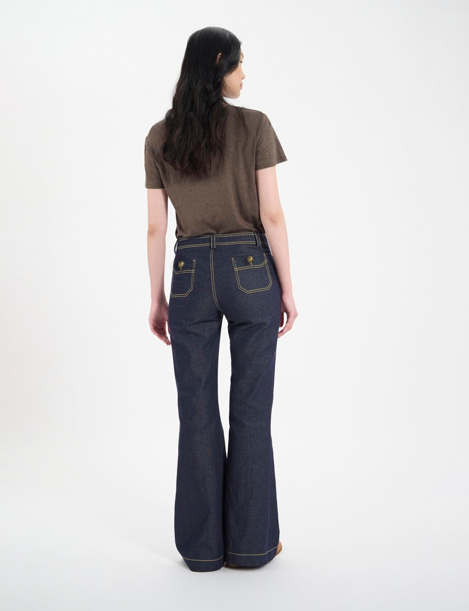 Pantalon Charlotte bleu