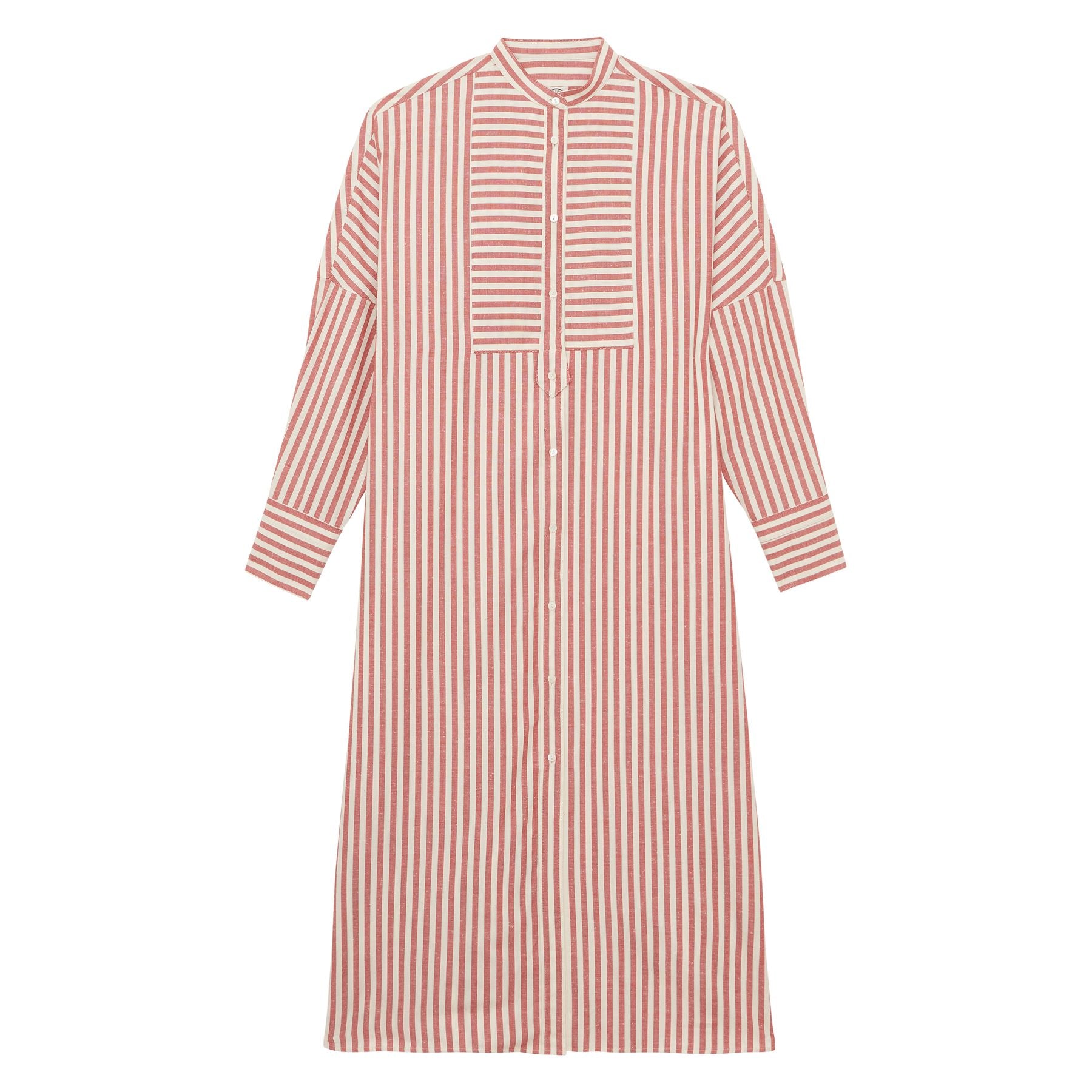 Robe Boy à rayures rouges en coton