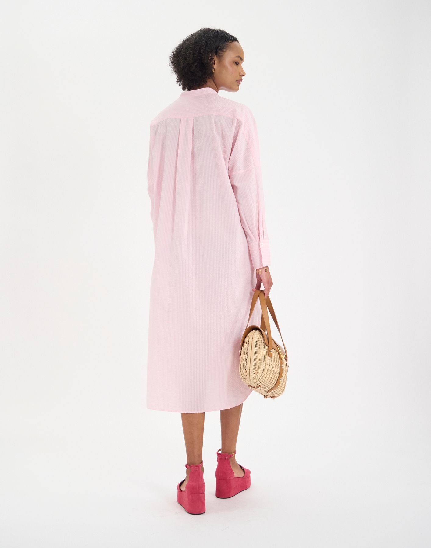 Kleid Boy aus rosa Baumwolle