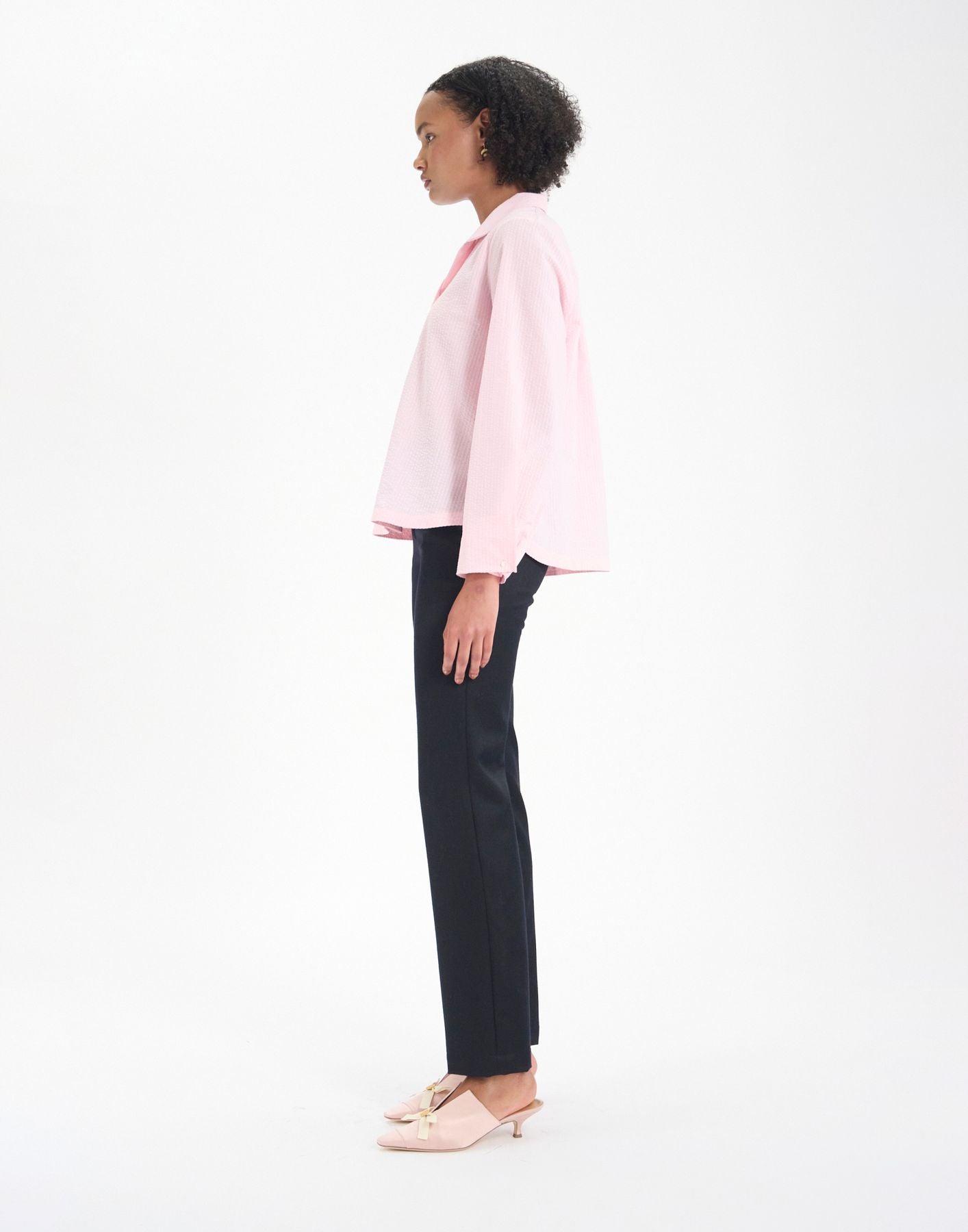 Noa-Top aus rosa Baumwolle