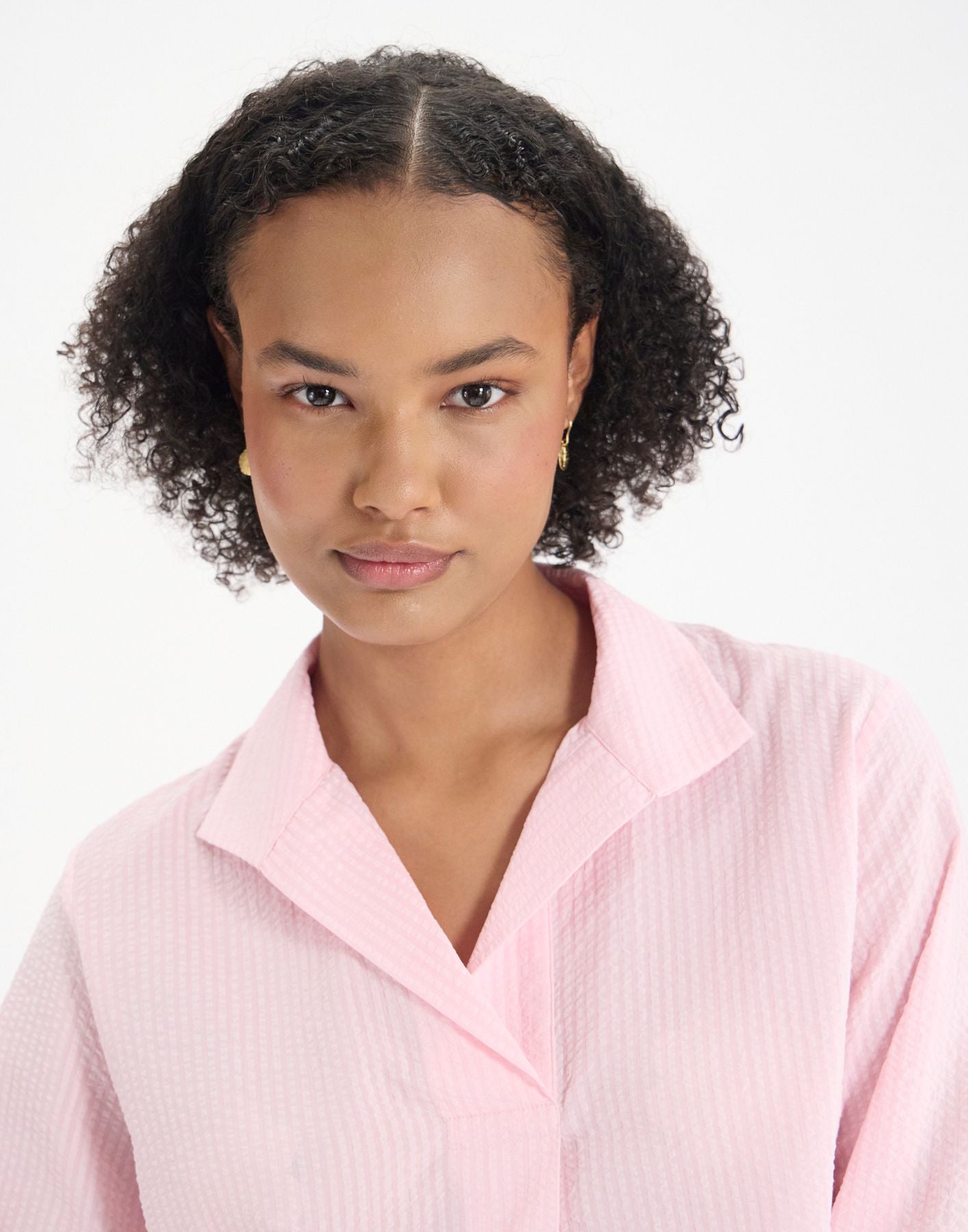 Noa-Top aus rosa Baumwolle