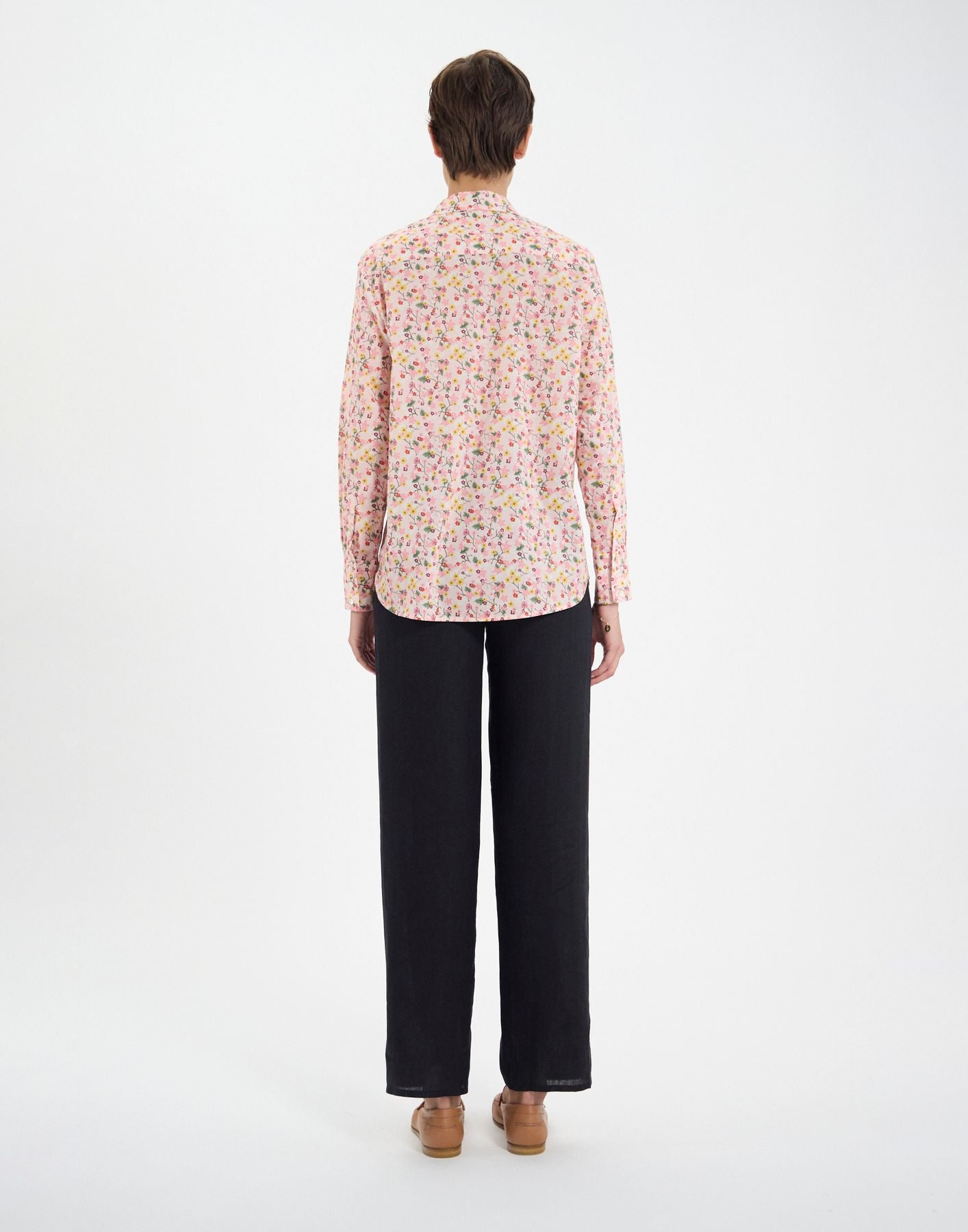 Camicia in cotone floreale Maureen