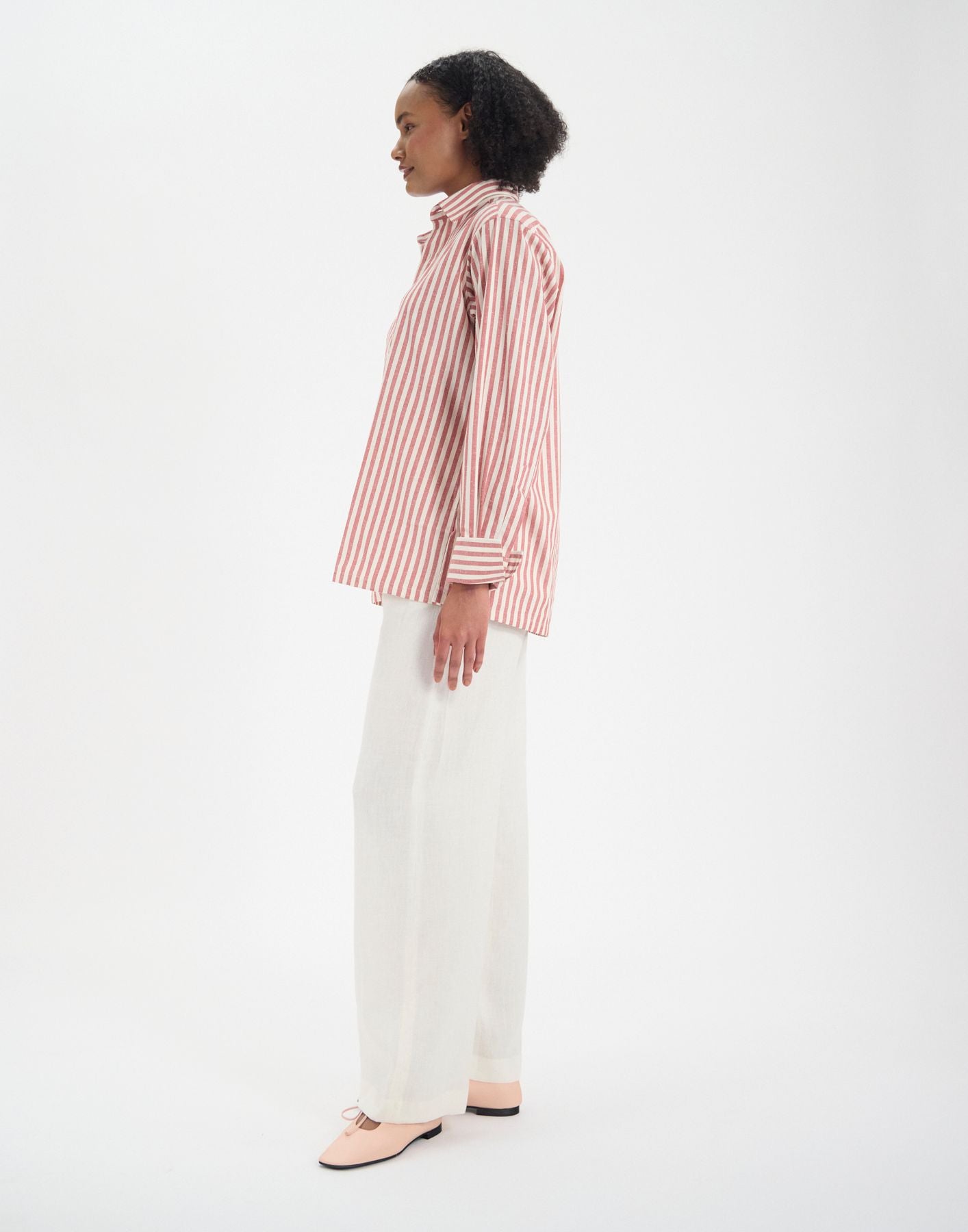 Chemise Nova en coton rouge