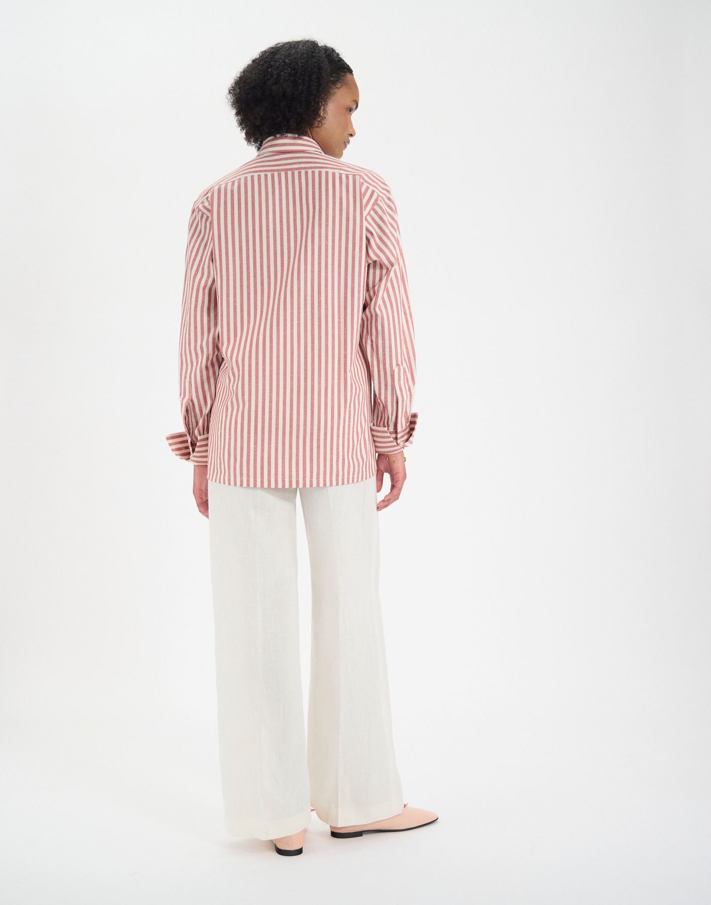 Chemise Nova en coton rouge