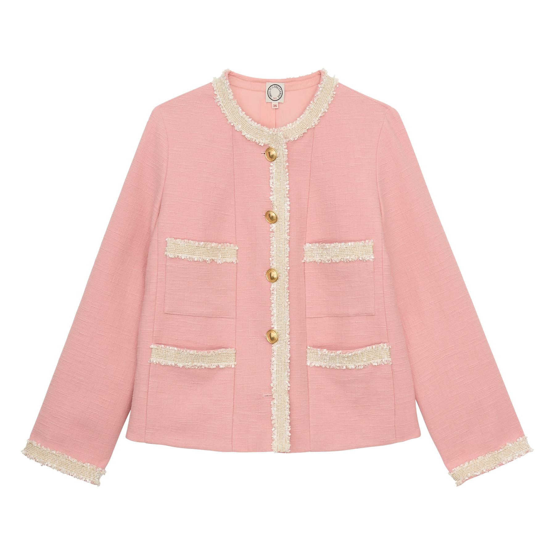 Veste Adelaïde en coton rose