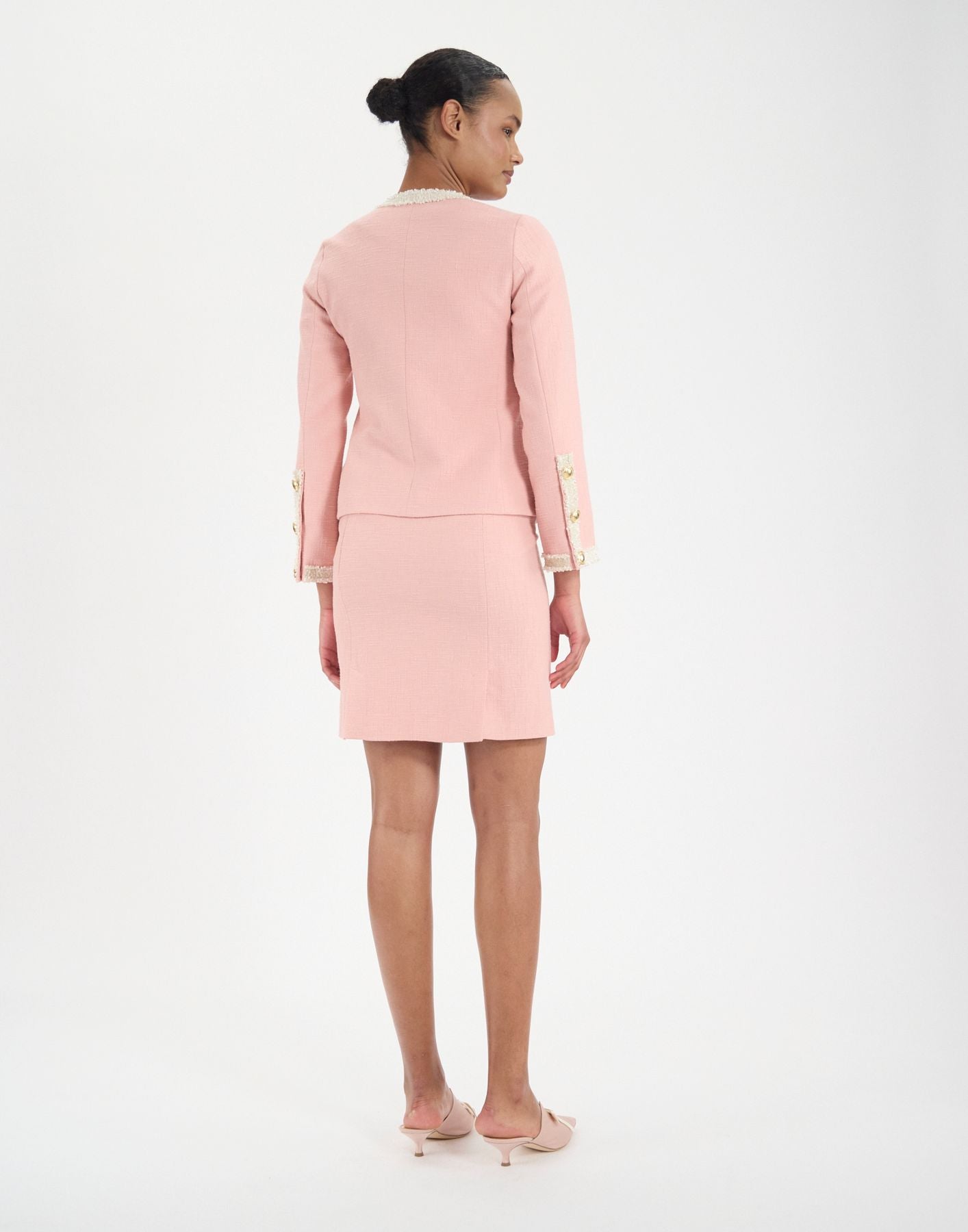 Veste Adelaïde en coton rose