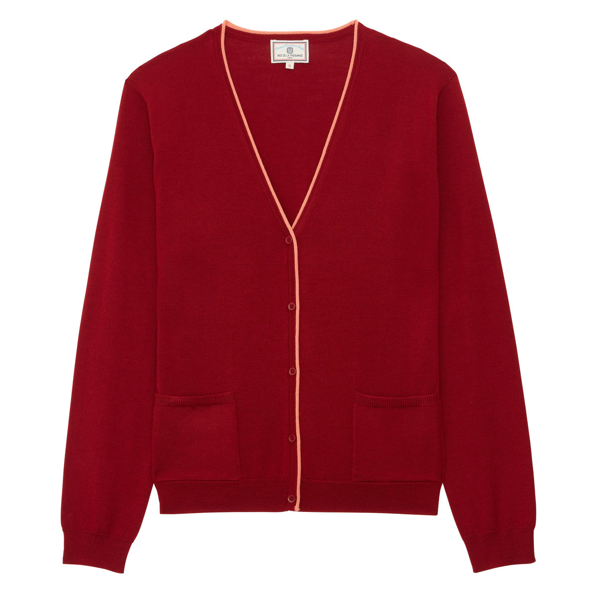 Cardigan Clotaire corail