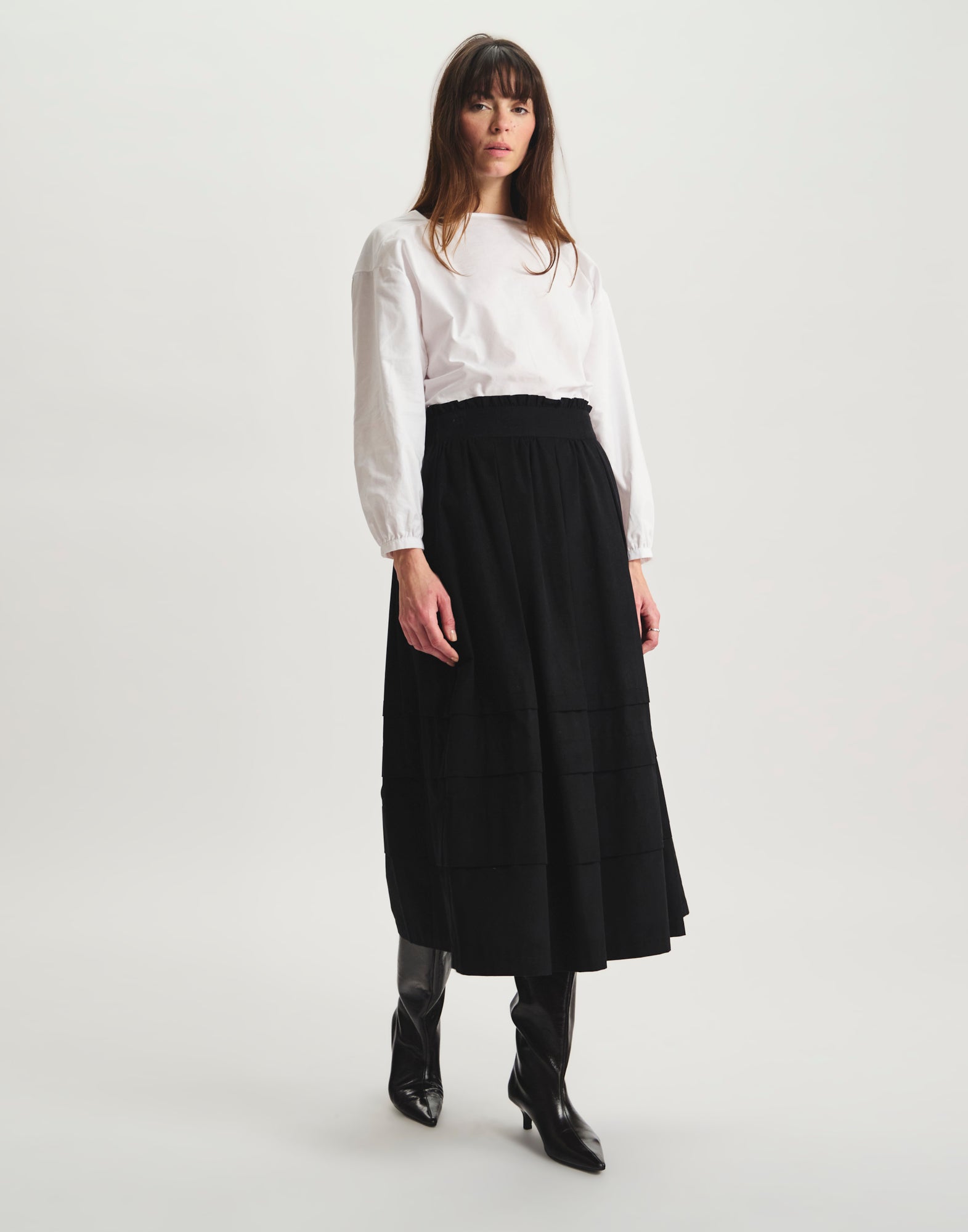 Héloïse long skirt in cotton