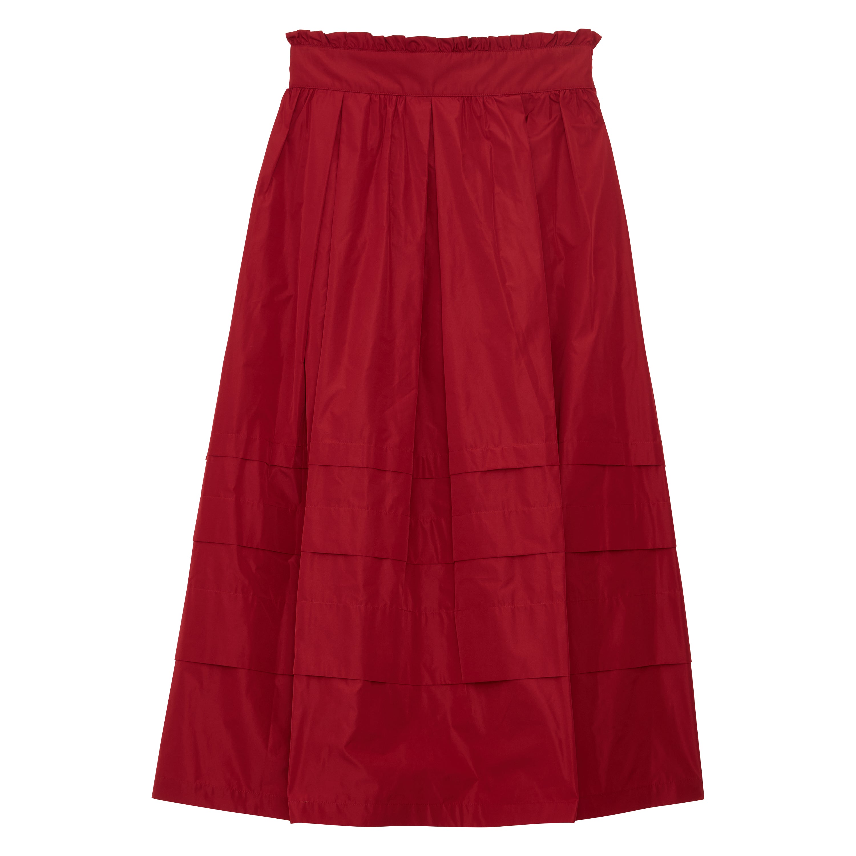 Héloïse long skirt in taffeta