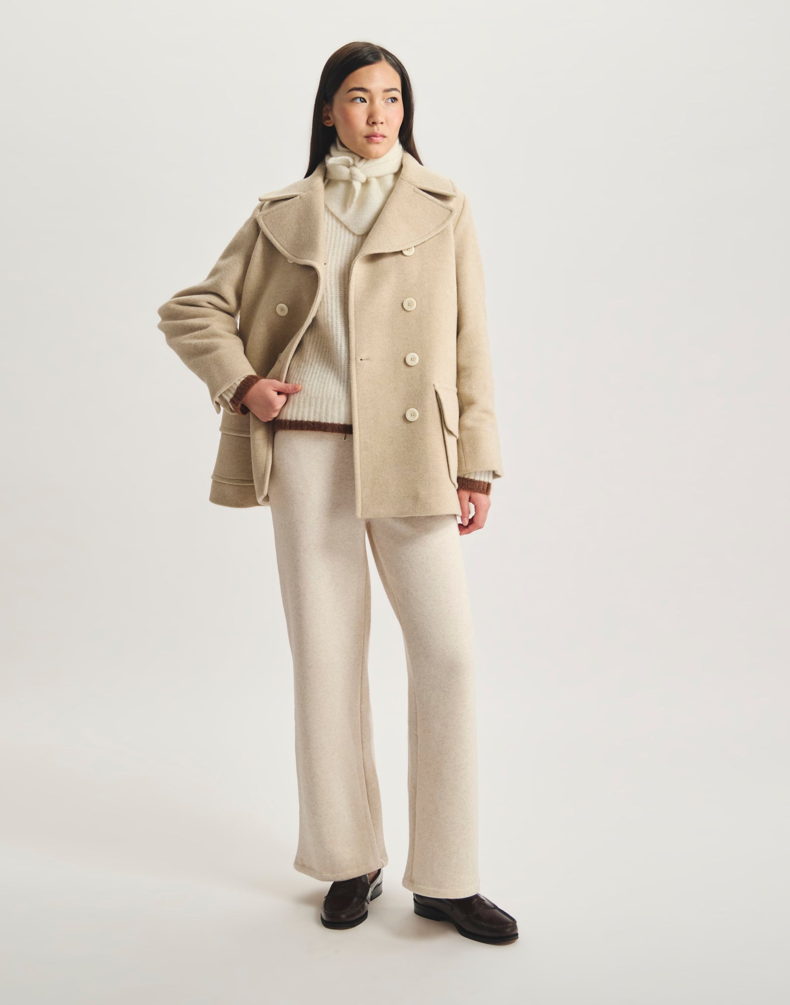 Seraphine pea jacket