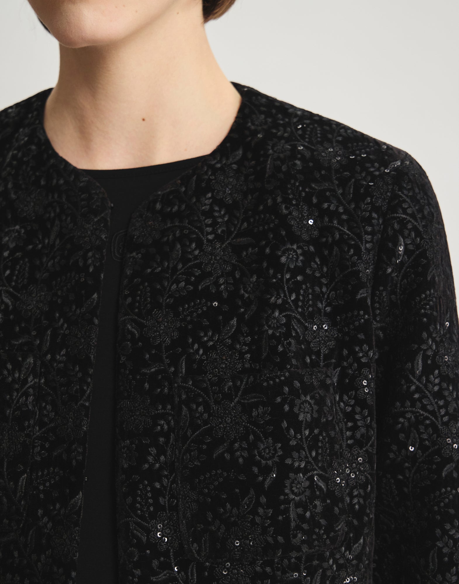 Manteau Rusalka brodé