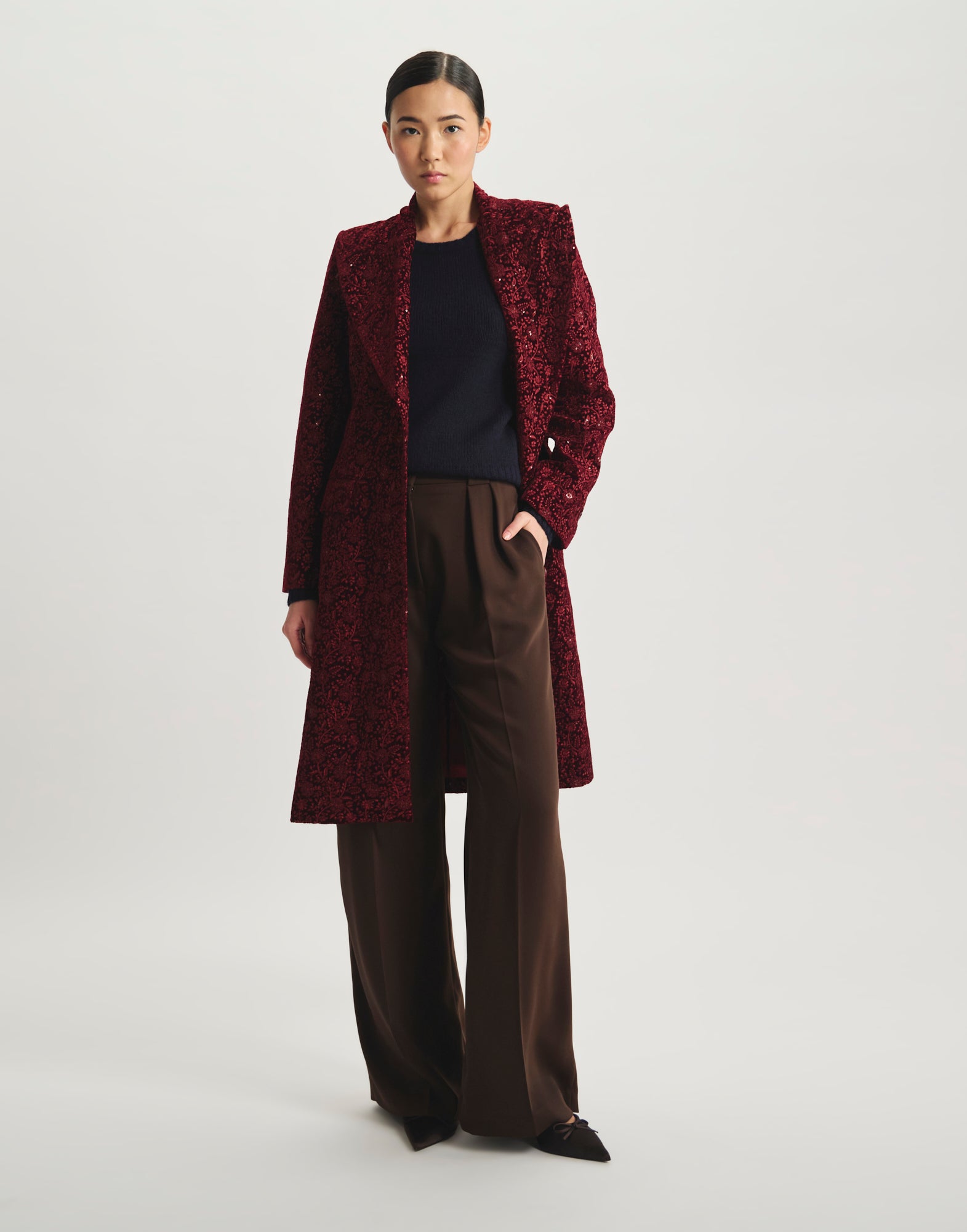 Manteau Zahee brodé