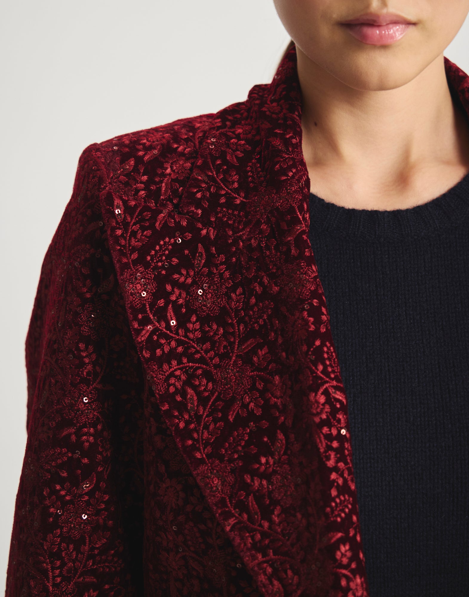 Manteau Zahee brodé