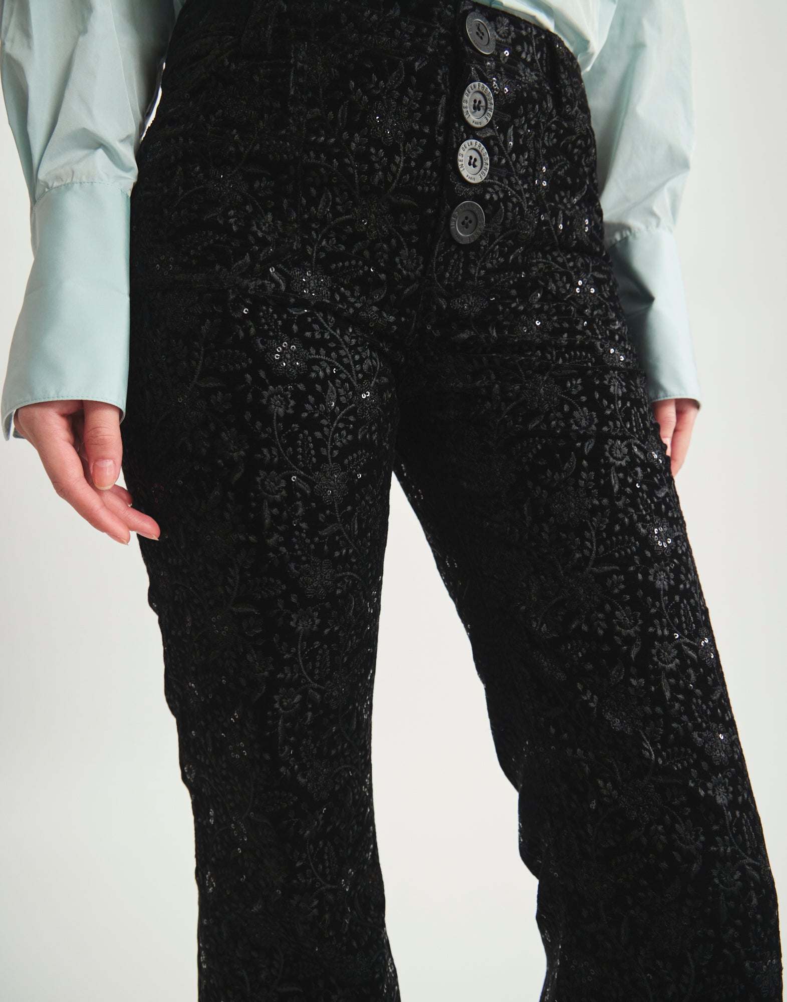 Pantalon Charlotte brodé