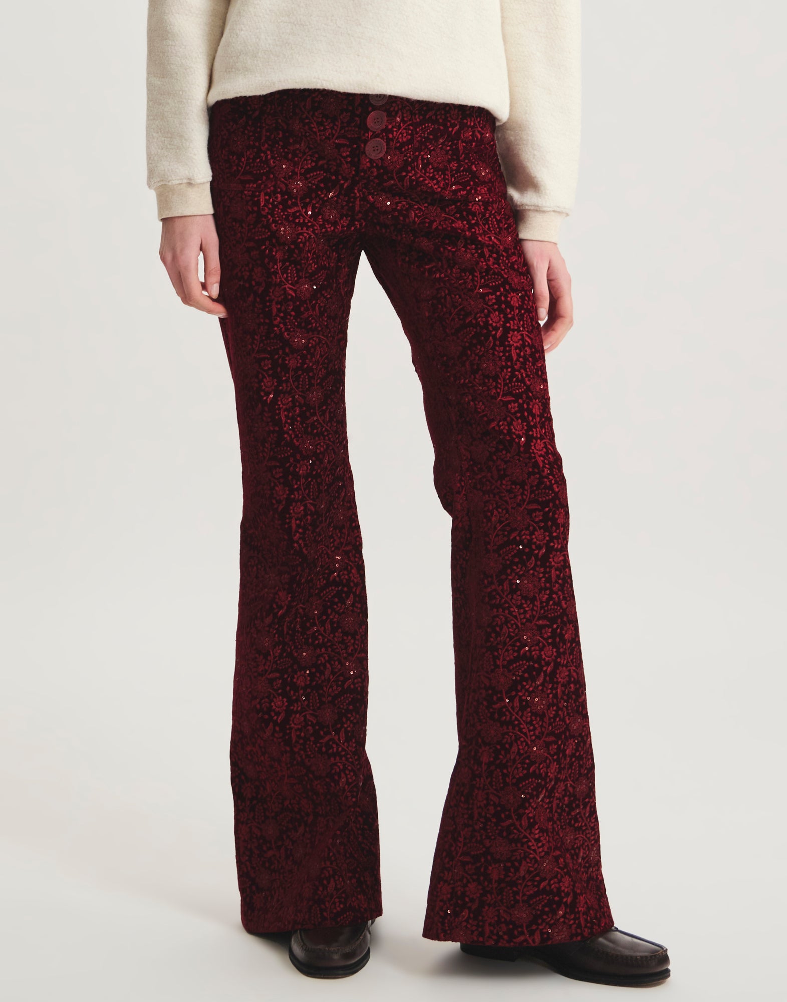 Pantalon Charlotte brodé