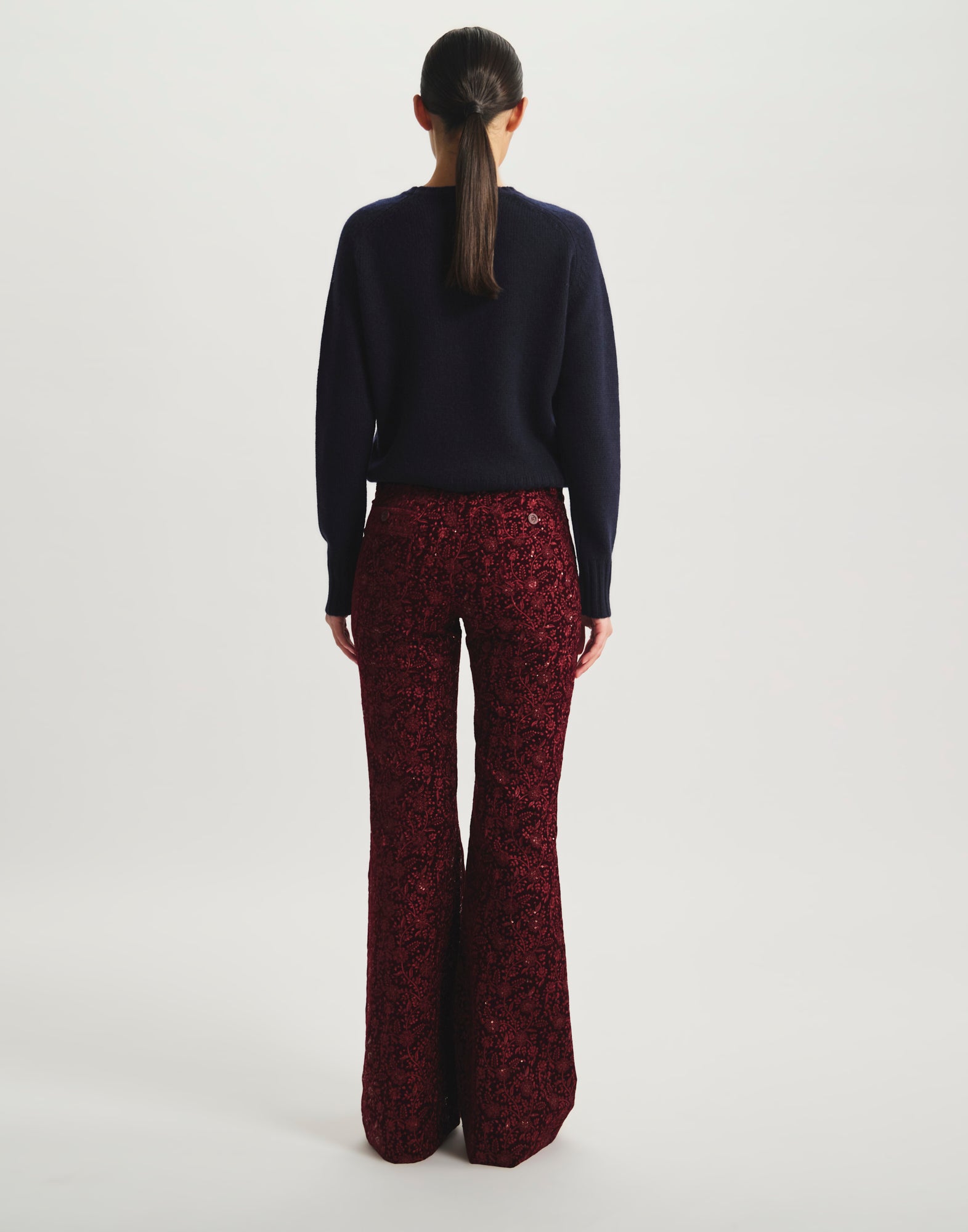 Pantalon Charlotte brodé