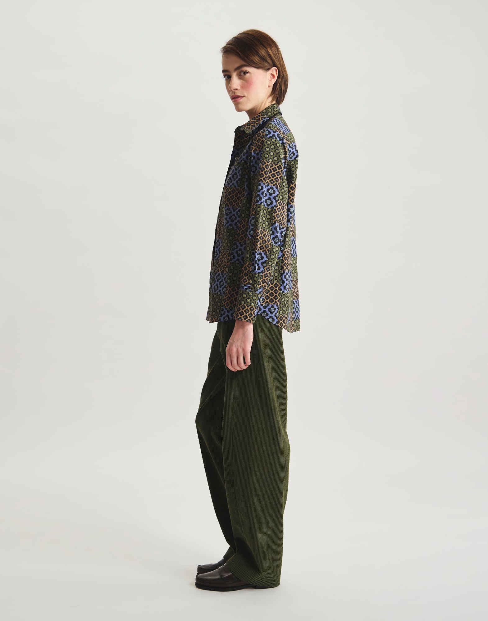 Camicia in cotone floreale Maureen