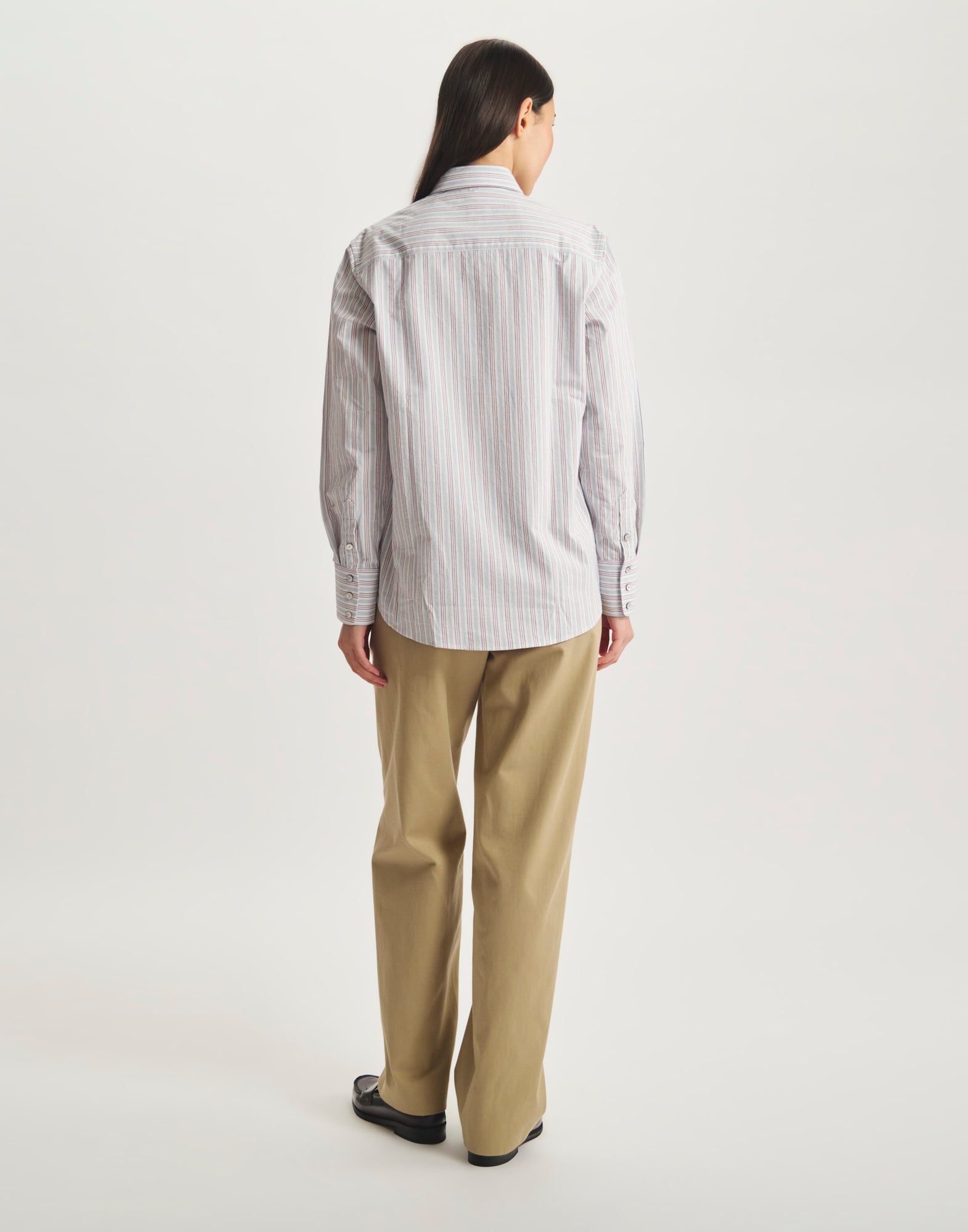 Camicia a righe in cotone Maureen
