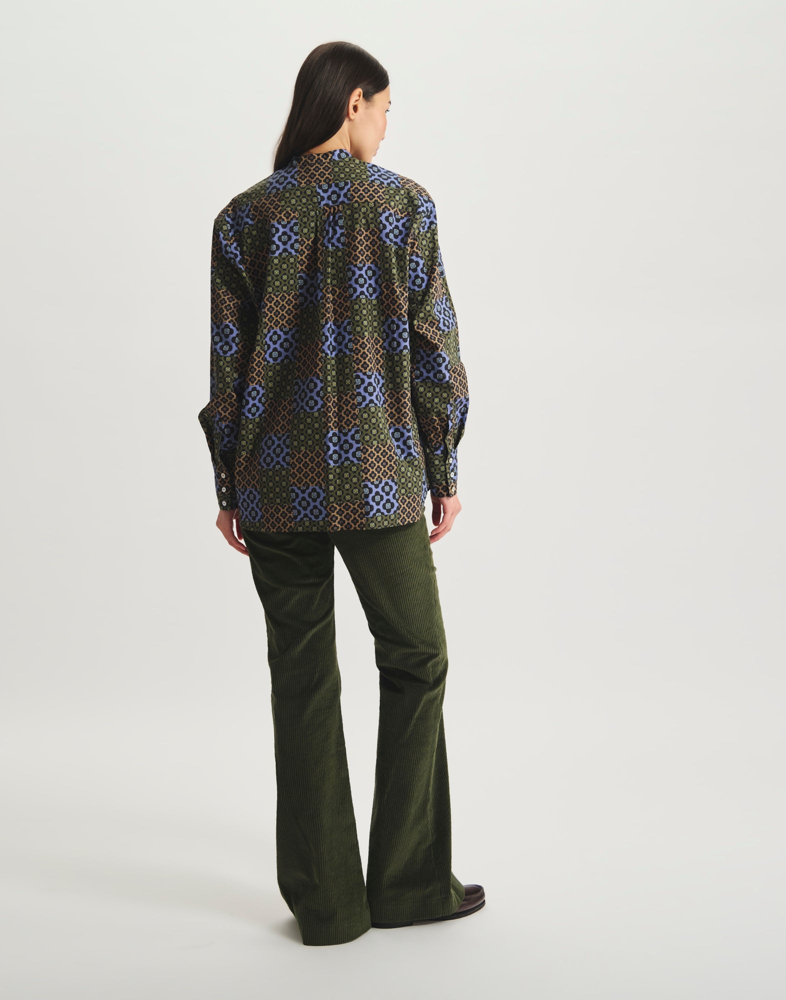 Camicia in cotone floreale Ollie