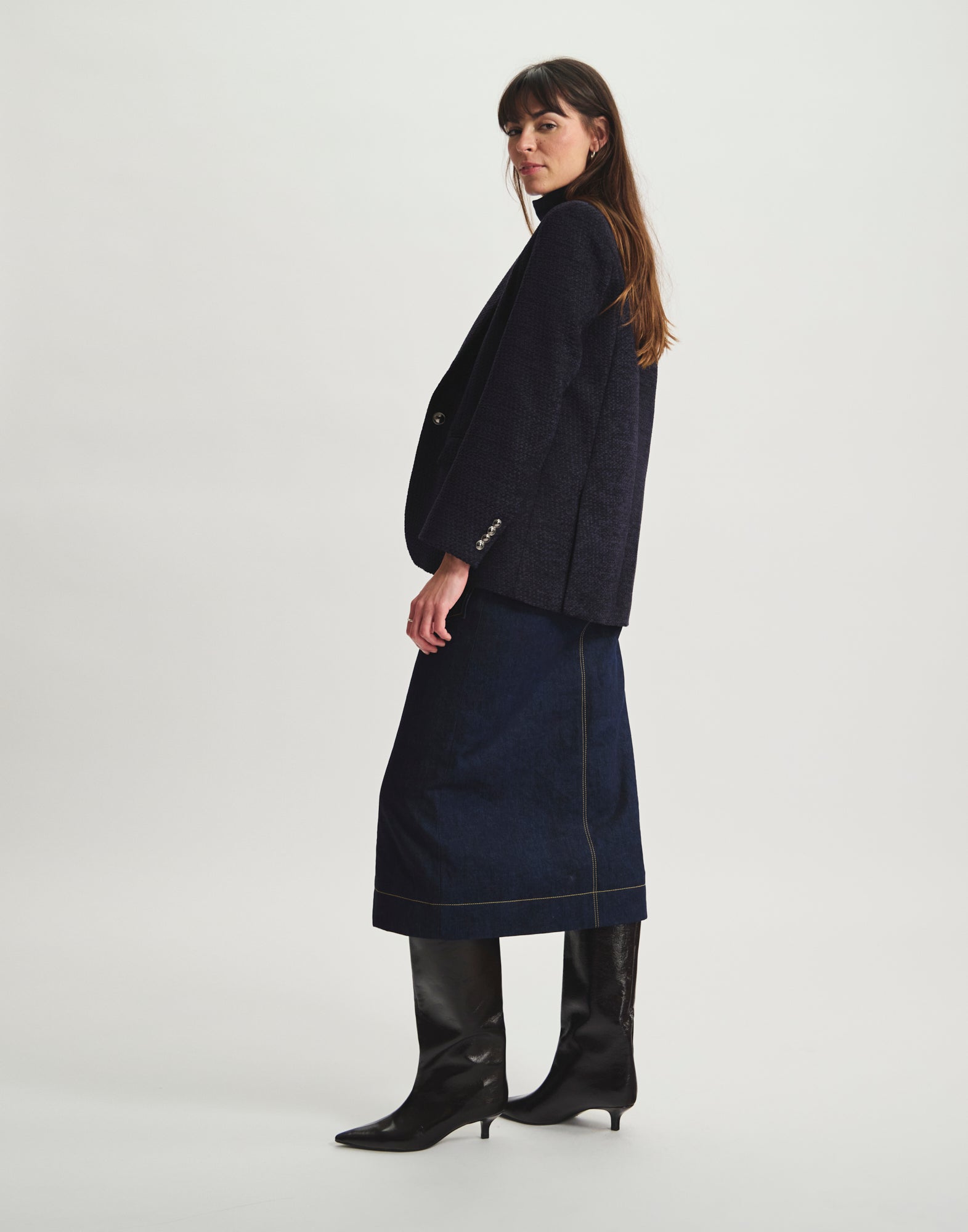 Veste Bruna coupe droite