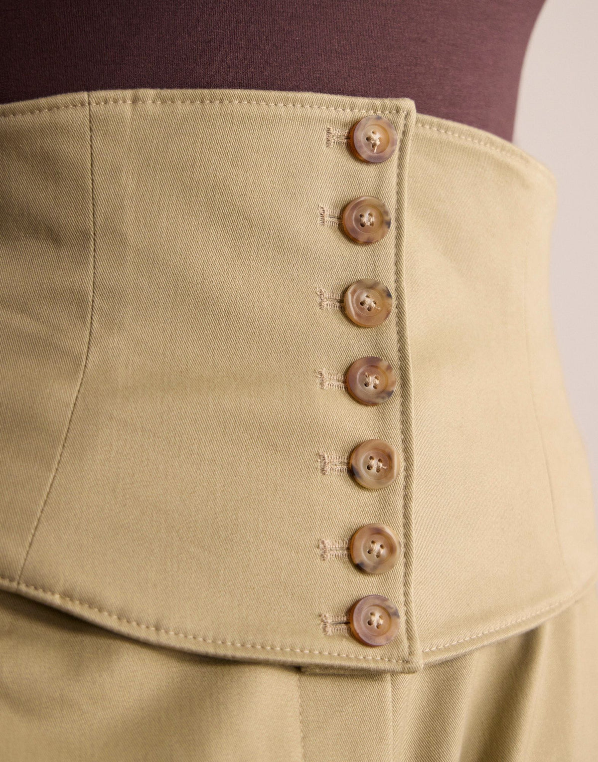 Gürtel „Sylla“ in Beige