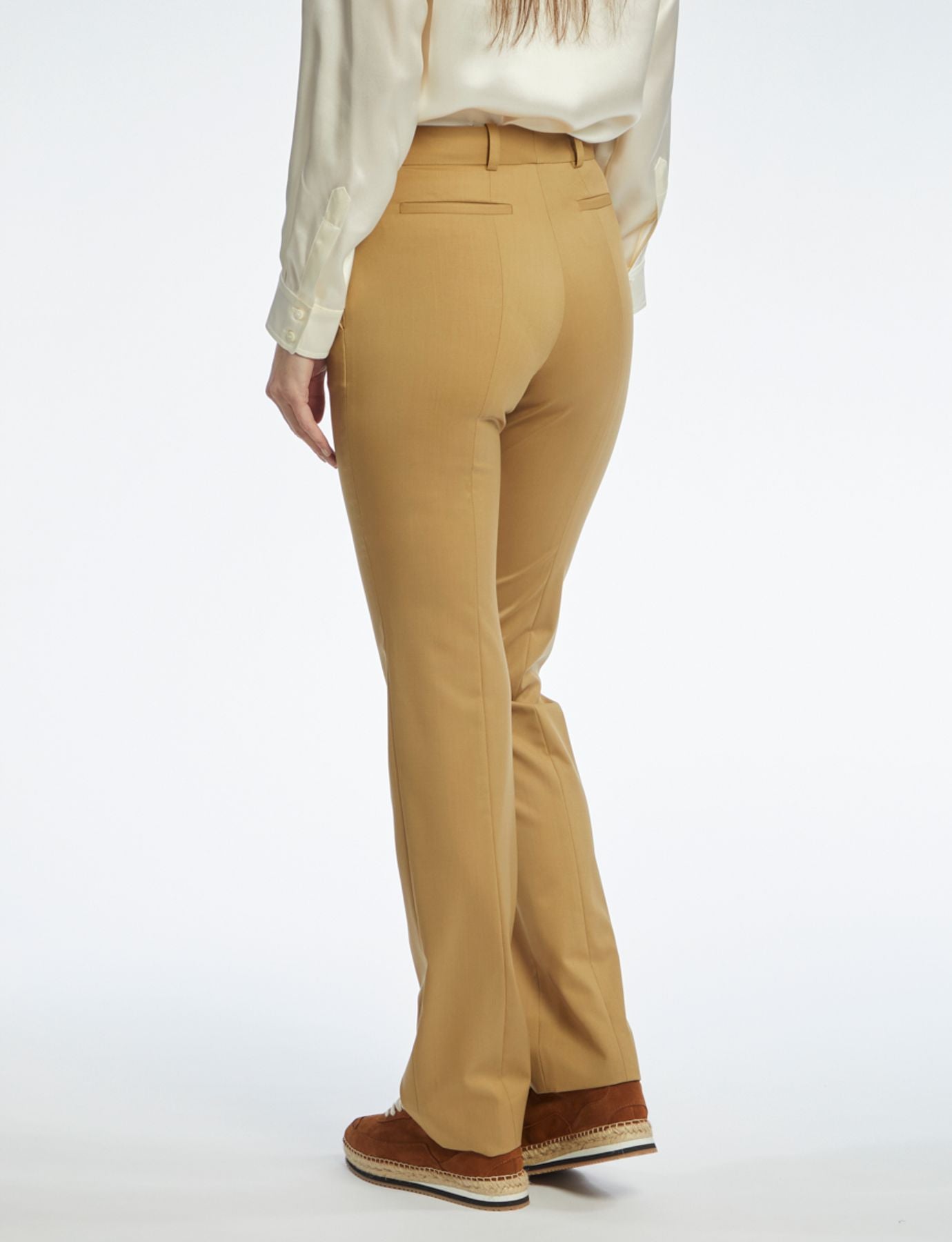 Anatole camel trousers