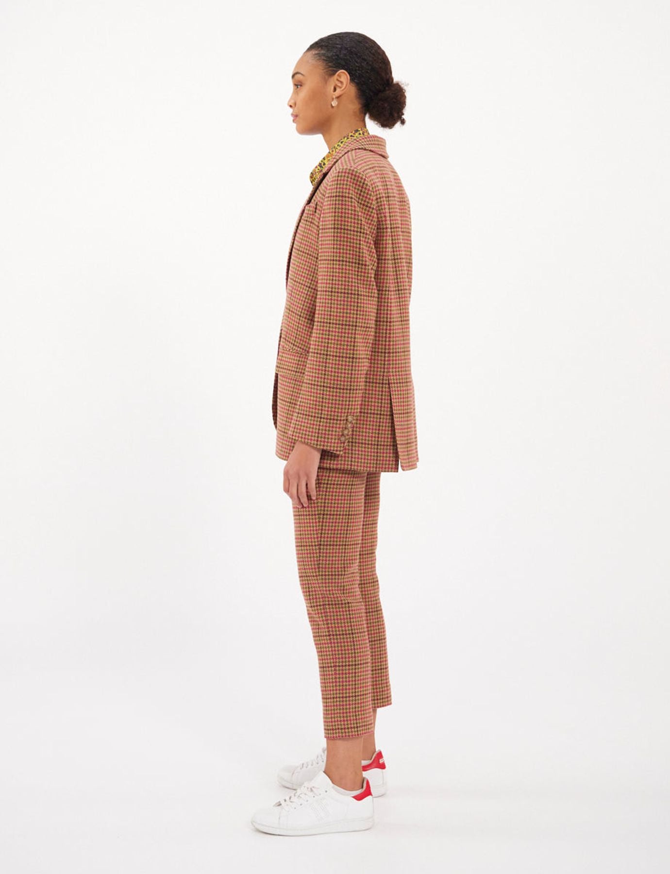 Jacke Bruna Hahnentritt Wolle
