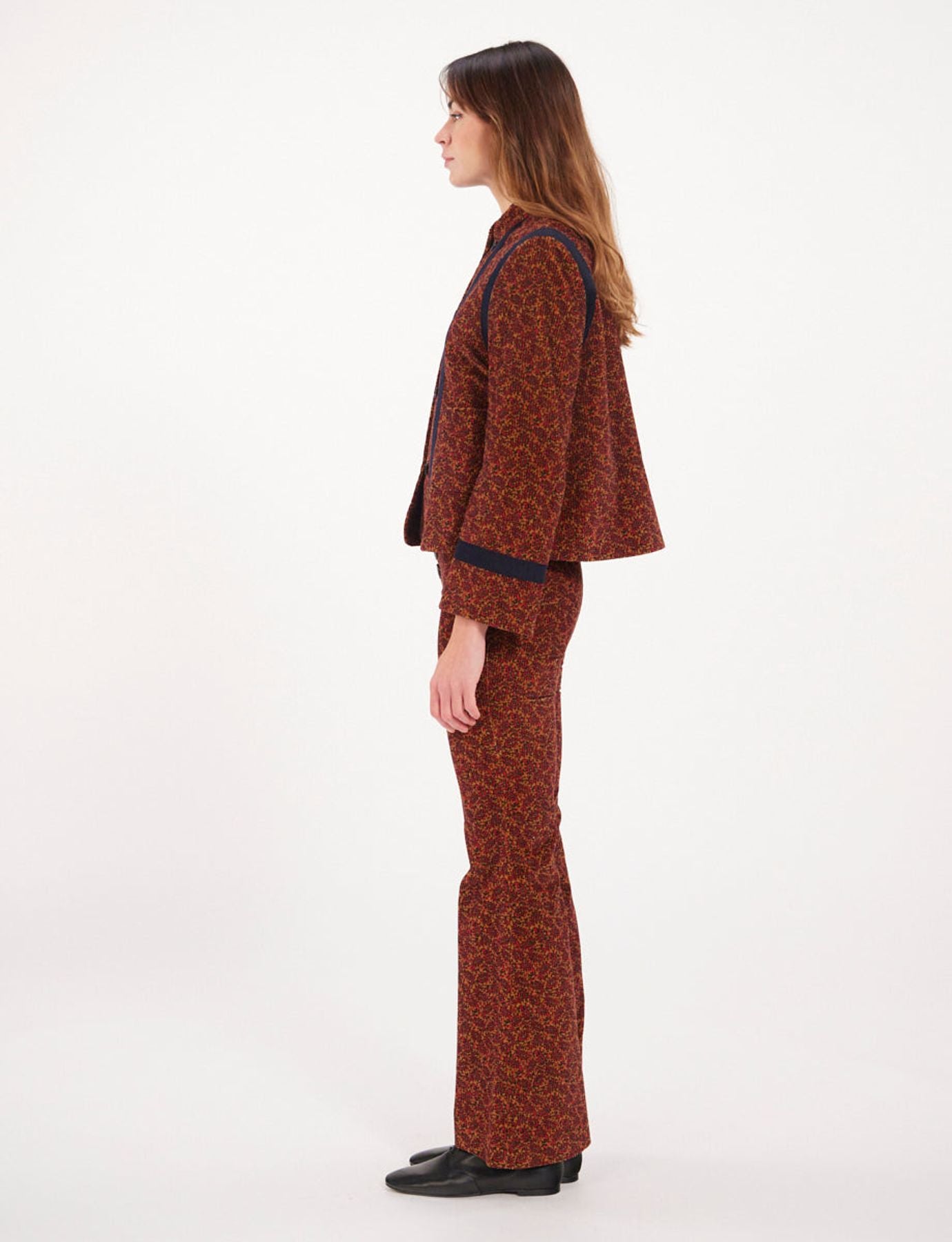 Veste Phoebe imprimé rouille